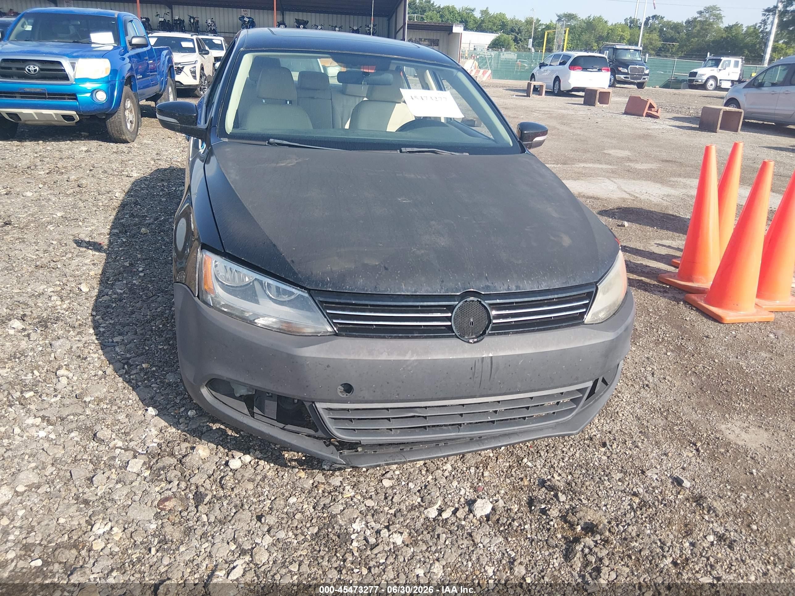 2012 Volkswagen Jetta 2.5l Se Black vin: 3VWDP7AJXCM334306