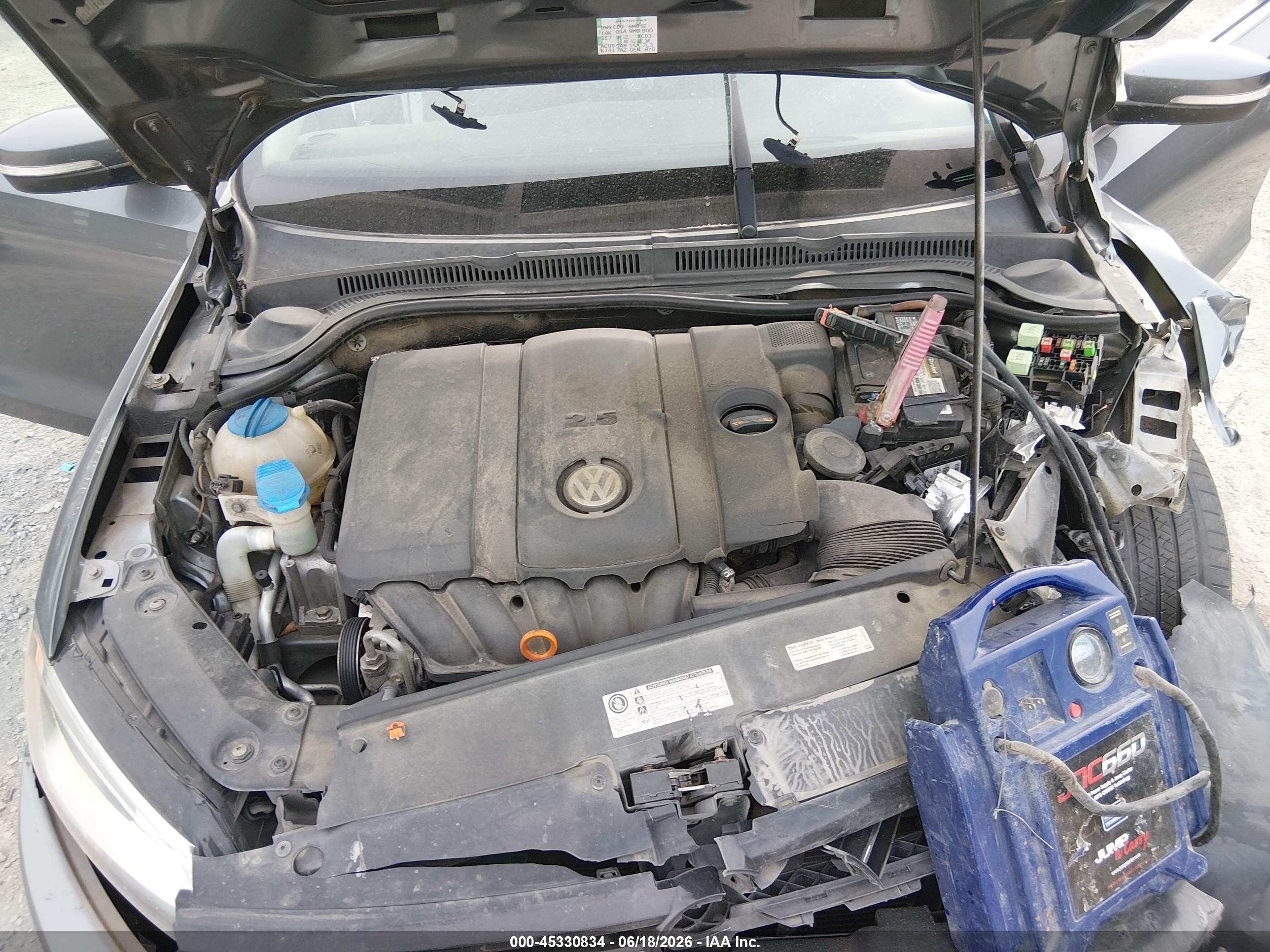 2013 Volkswagen Jetta 2.5l Se Black vin: 3VWDP7AJXDM220730