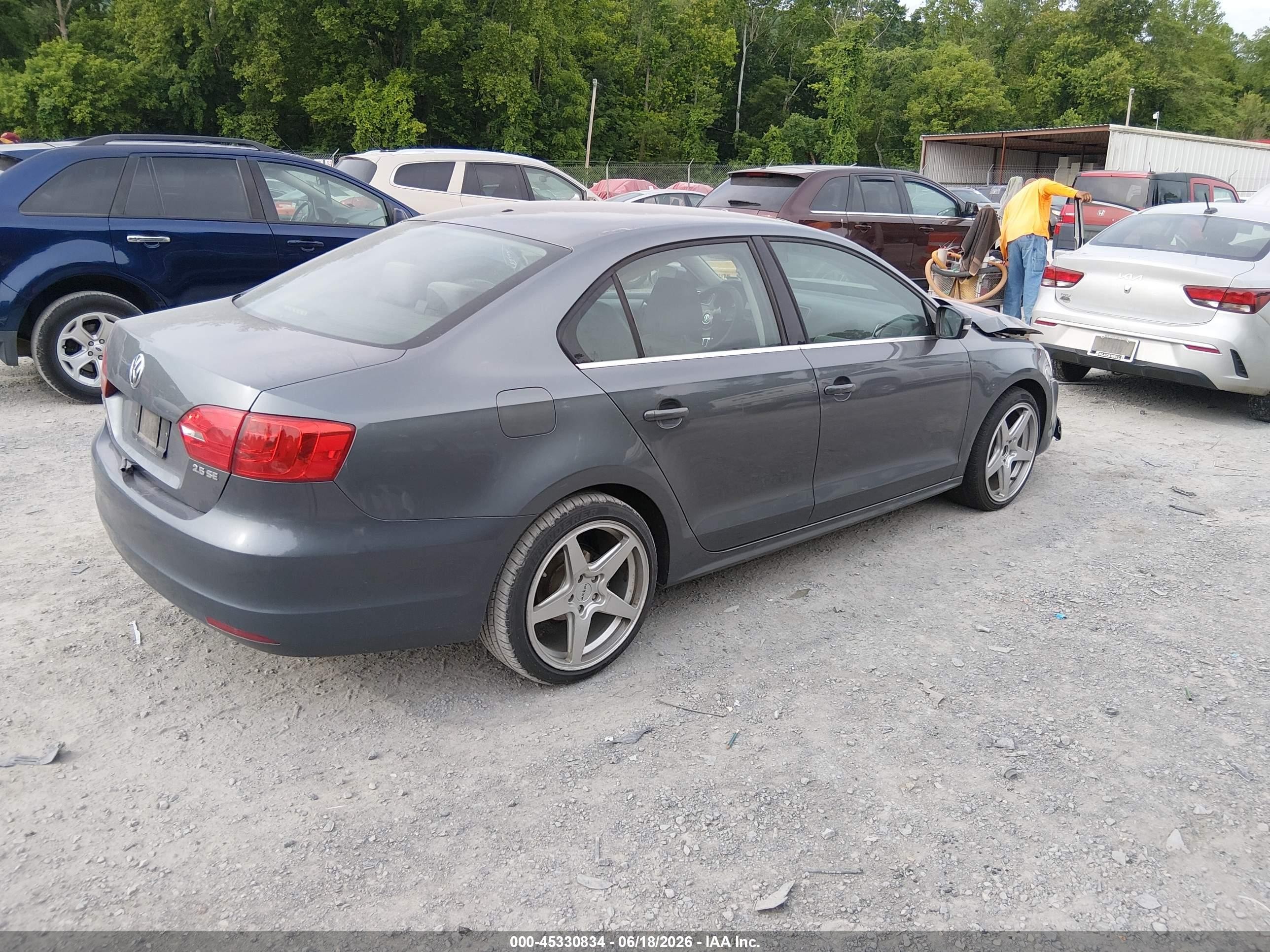 2013 Volkswagen Jetta 2.5l Se Black vin: 3VWDP7AJXDM220730