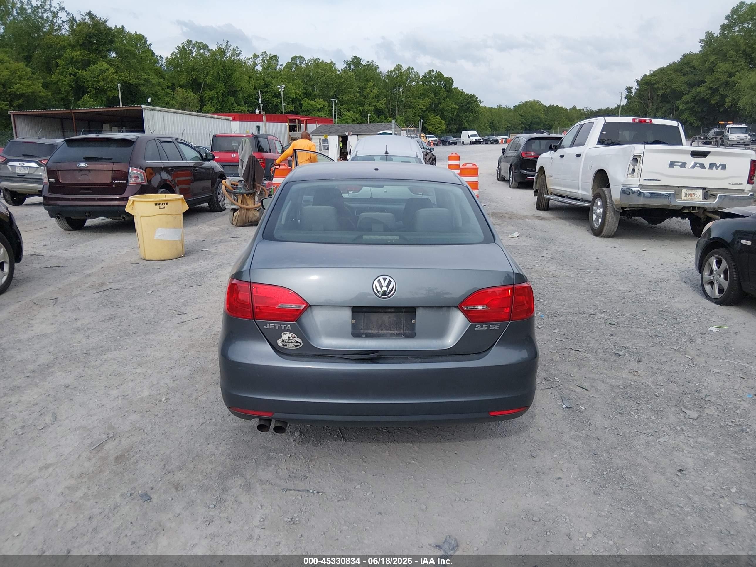 2013 Volkswagen Jetta 2.5l Se Black vin: 3VWDP7AJXDM220730