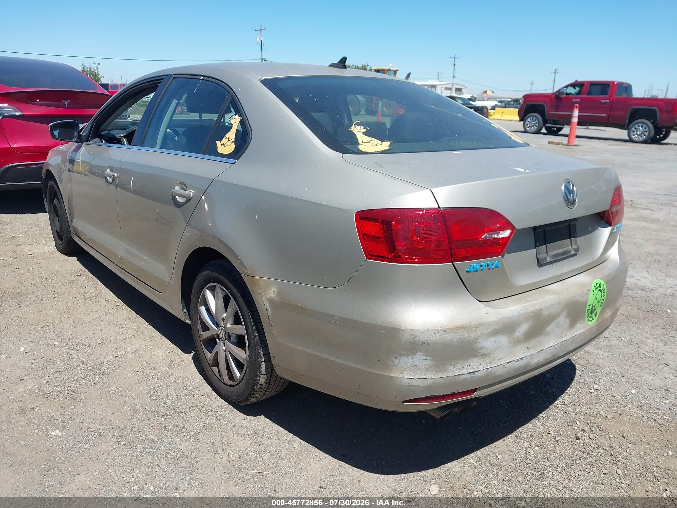 2013 Volkswagen Jetta 2.5l Se Gold vin: 3VWDP7AJXDM220839