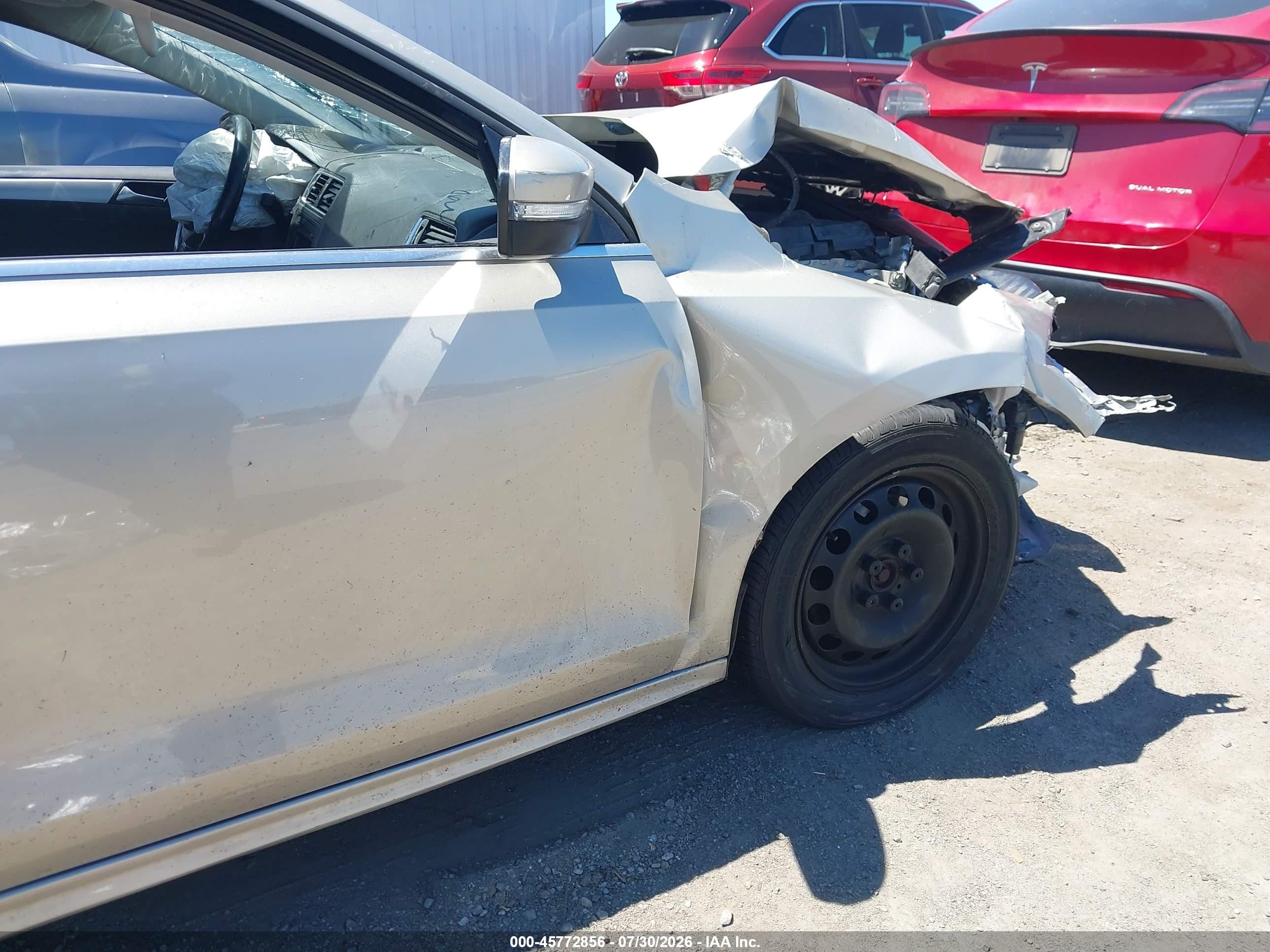 2013 Volkswagen Jetta 2.5l Se Gold vin: 3VWDP7AJXDM220839
