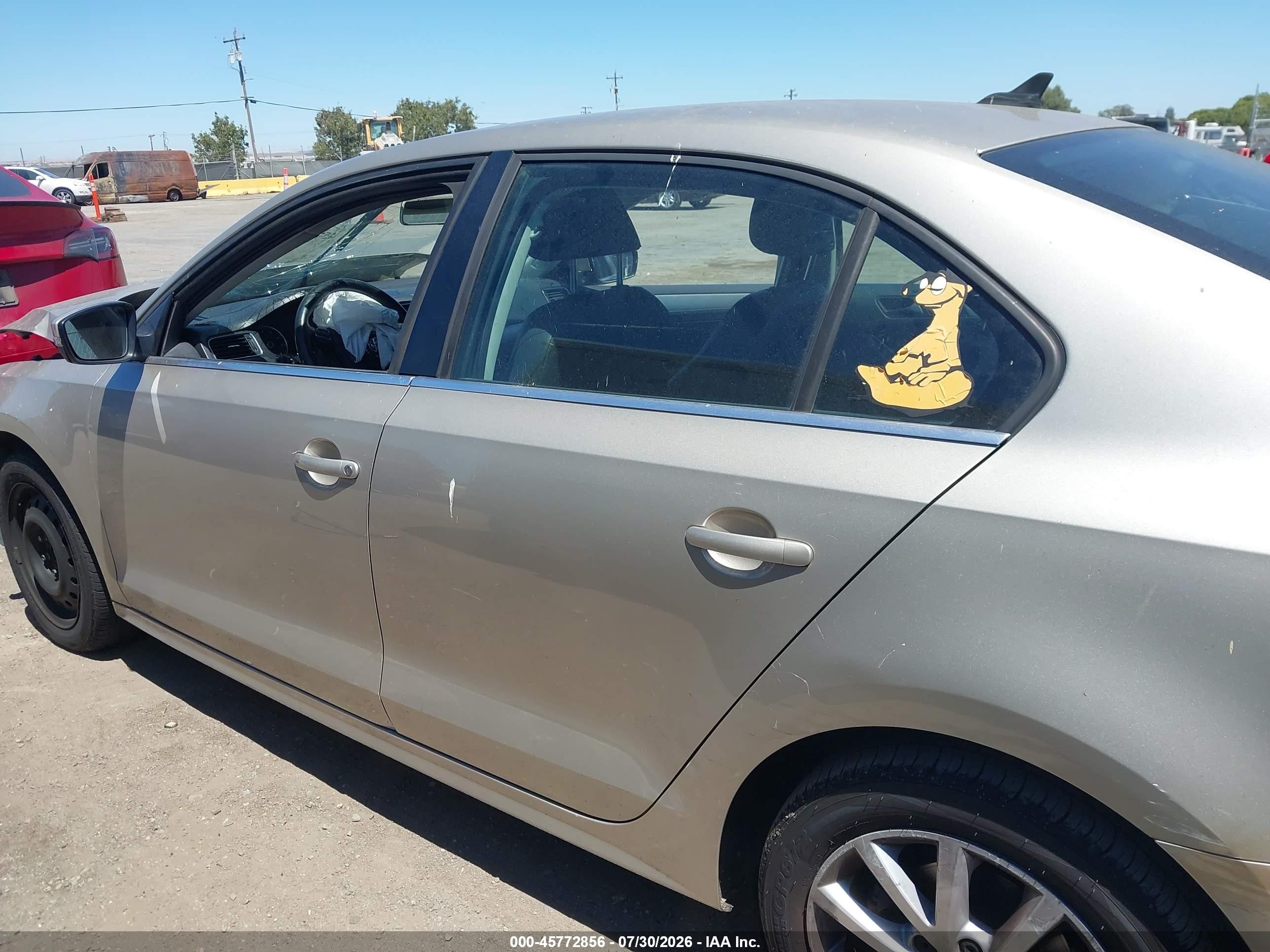 2013 Volkswagen Jetta 2.5l Se Gold vin: 3VWDP7AJXDM220839