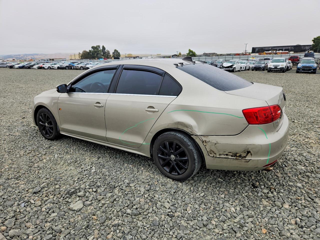 2013 Volkswagen Jetta Se Tan vin: 3VWDP7AJXDM263156