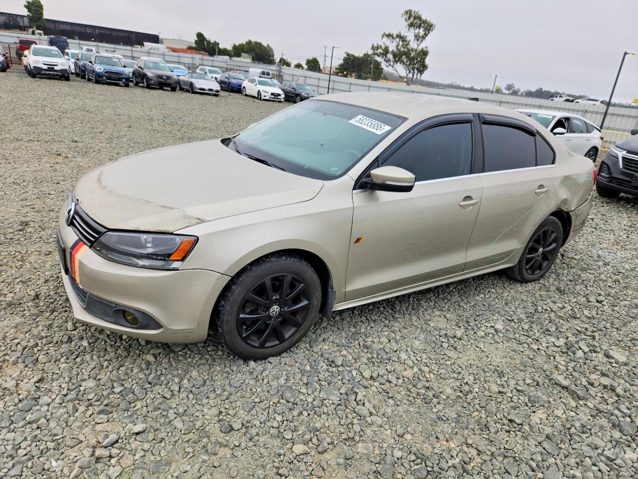 2013 Volkswagen Jetta Se Желто-коричневый vin: 3VWDP7AJXDM263156