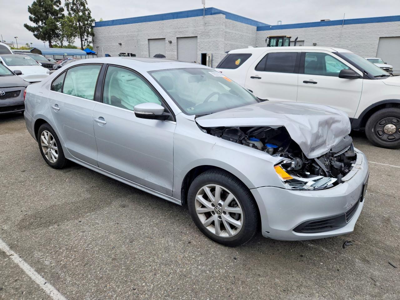 2013 Volkswagen Jetta Se White vin: 3VWDP7AJXDM298649