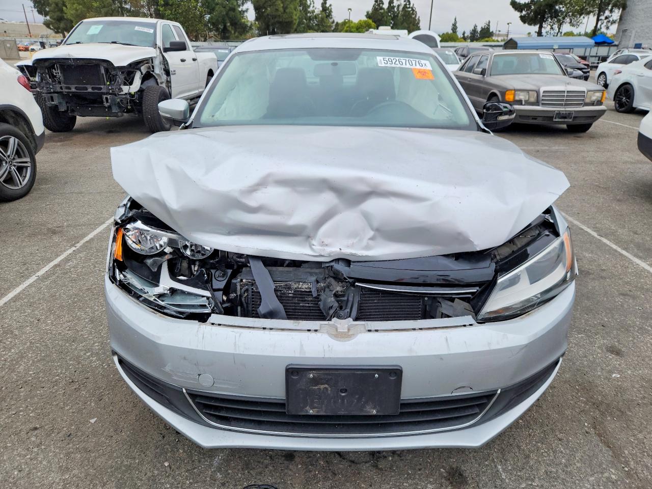 2013 Volkswagen Jetta Se White vin: 3VWDP7AJXDM298649