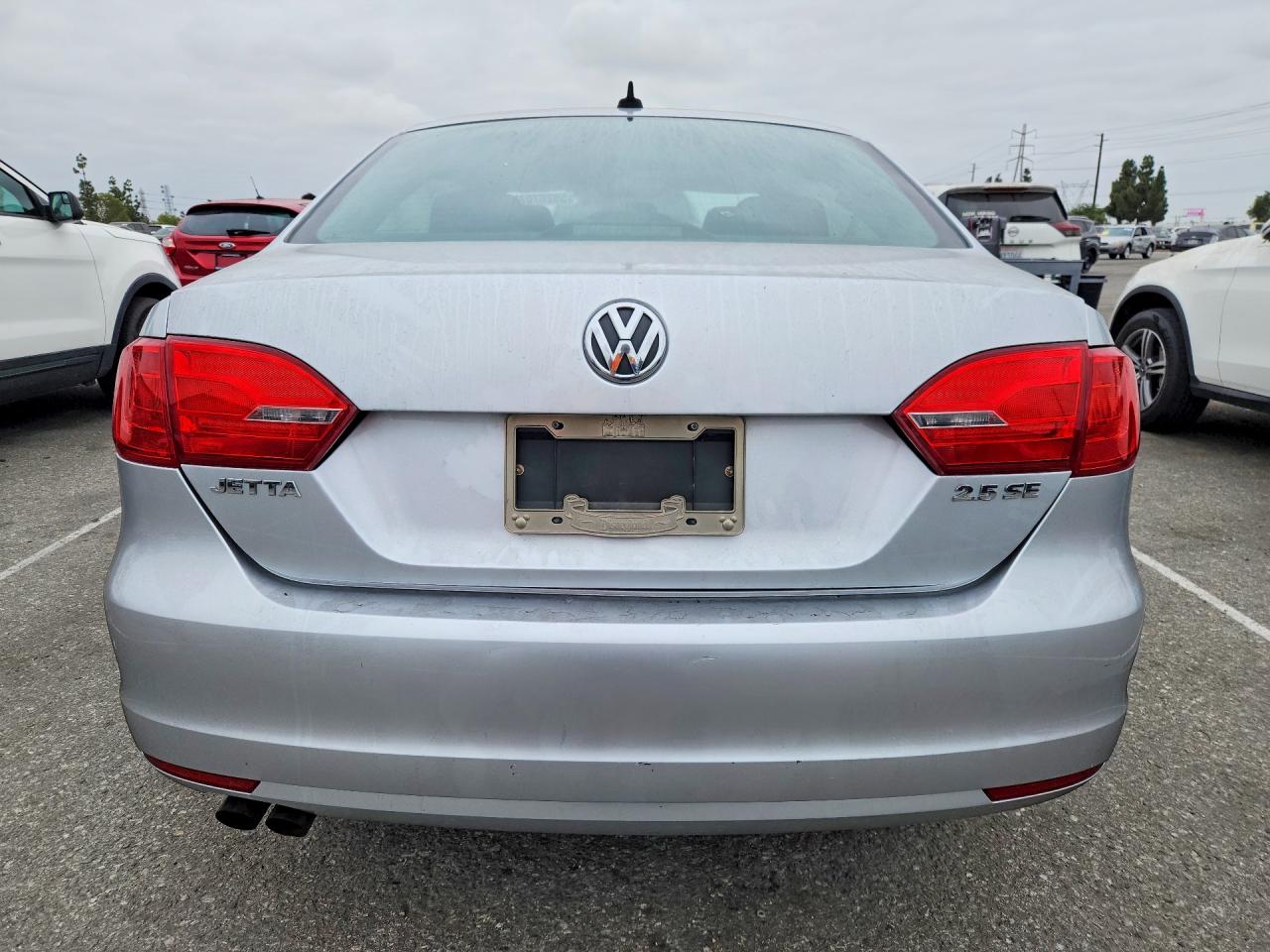 2013 Volkswagen Jetta Se White vin: 3VWDP7AJXDM298649