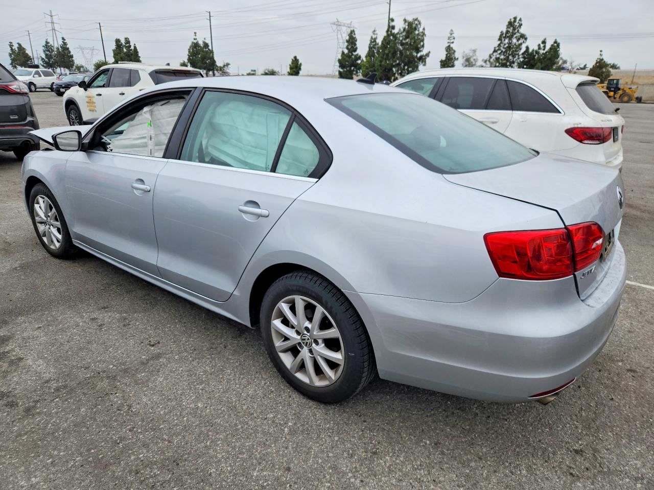 2013 Volkswagen Jetta Se White vin: 3VWDP7AJXDM298649