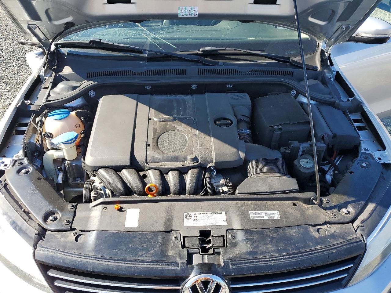 2013 Volkswagen Jetta Se Silver vin: 3VWDP7AJXDM307317