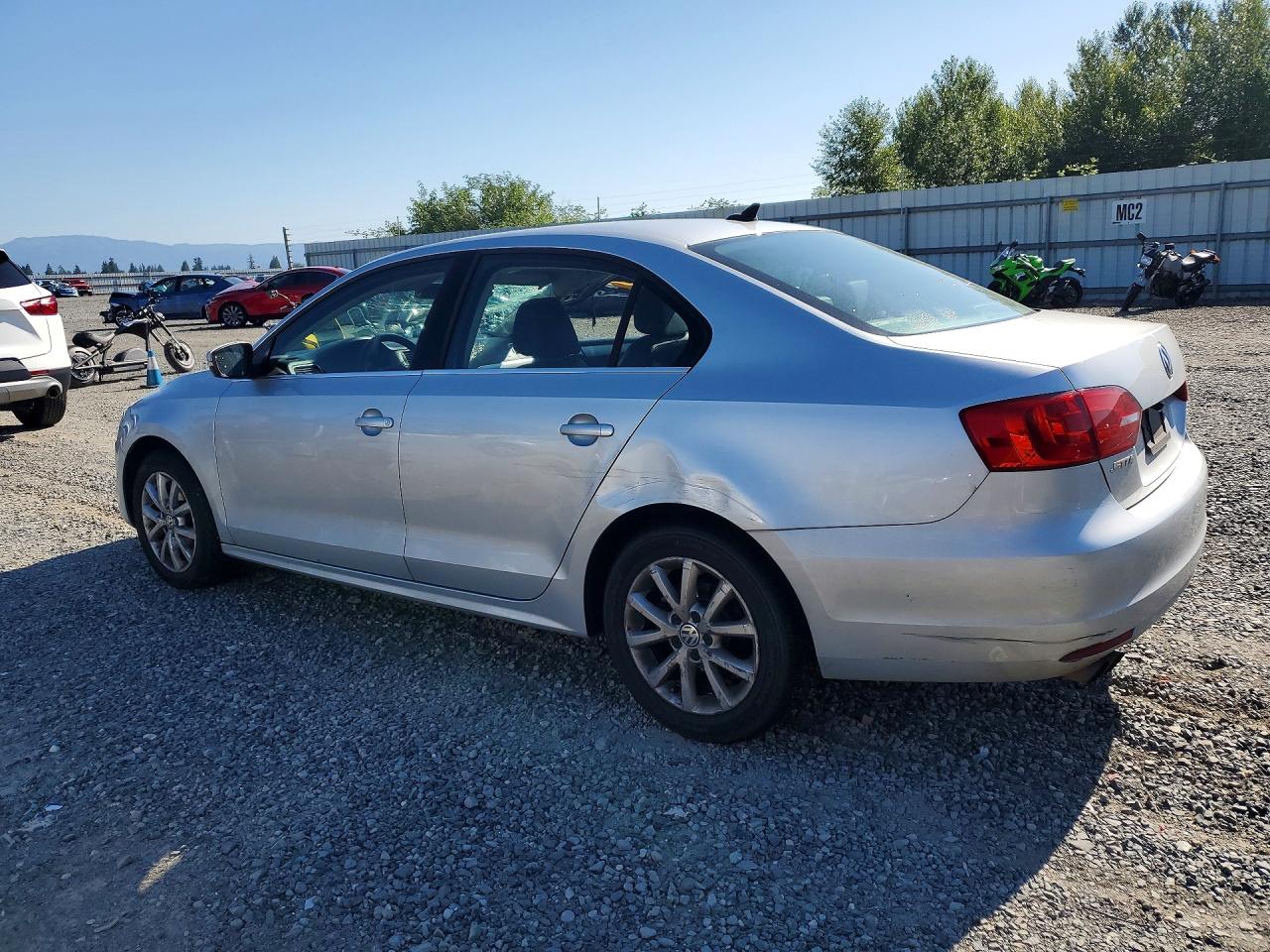 2013 Volkswagen Jetta Se Silver vin: 3VWDP7AJXDM307317