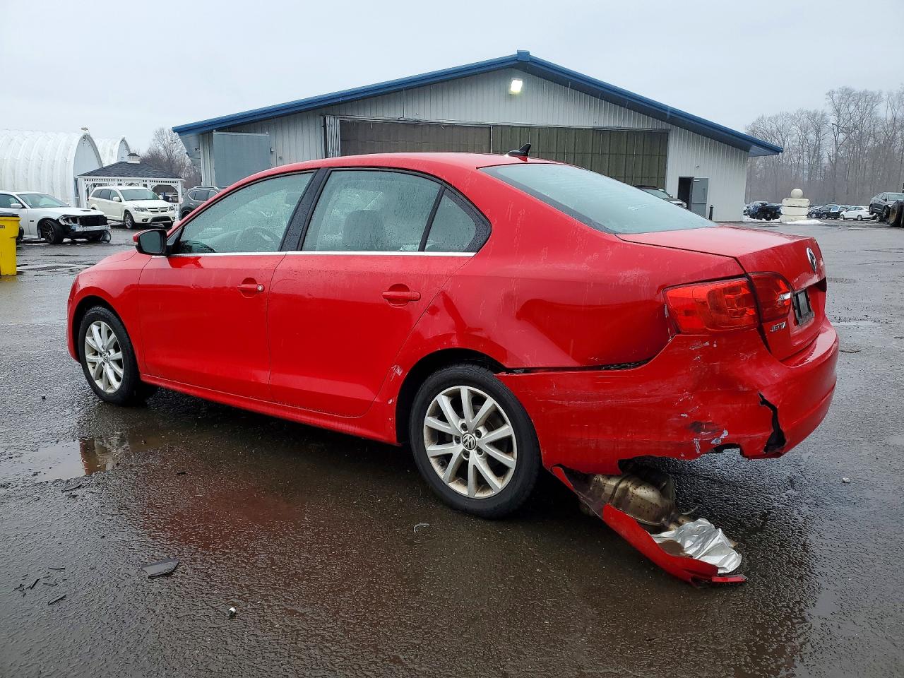 2013 Volkswagen Jetta Se Red vin: 3VWDP7AJXDM311271
