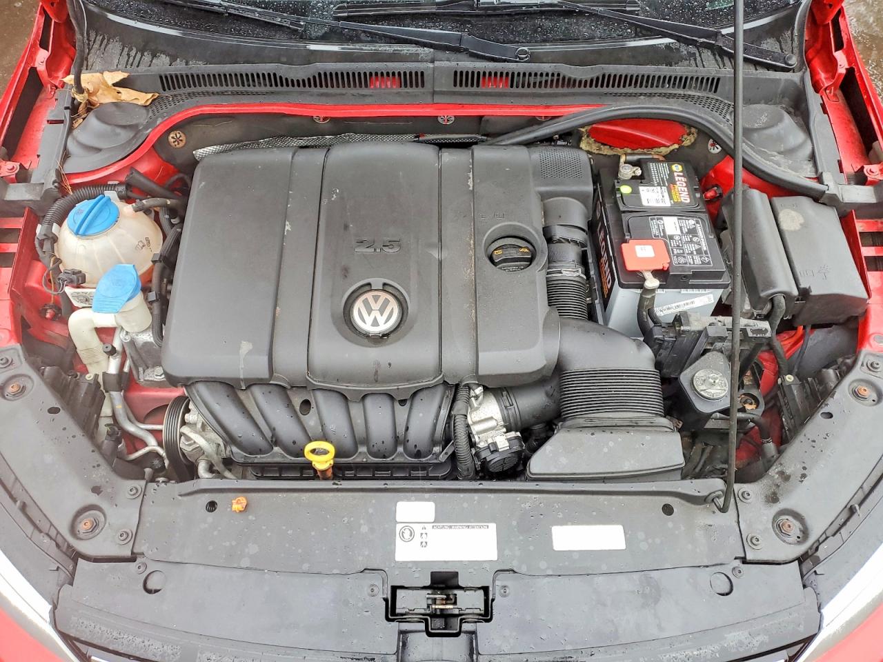 2013 Volkswagen Jetta Se Red vin: 3VWDP7AJXDM311271