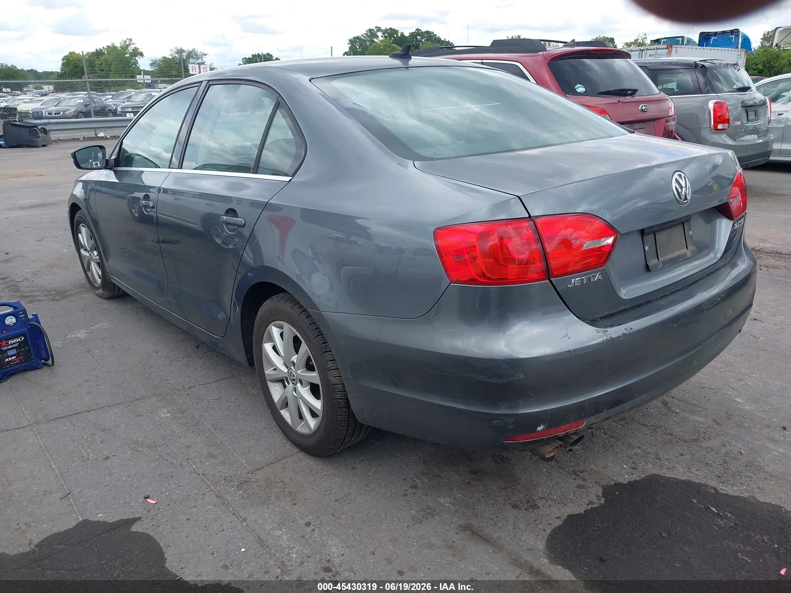 2013 Volkswagen Jetta 2.5l Se Gray vin: 3VWDP7AJXDM353794