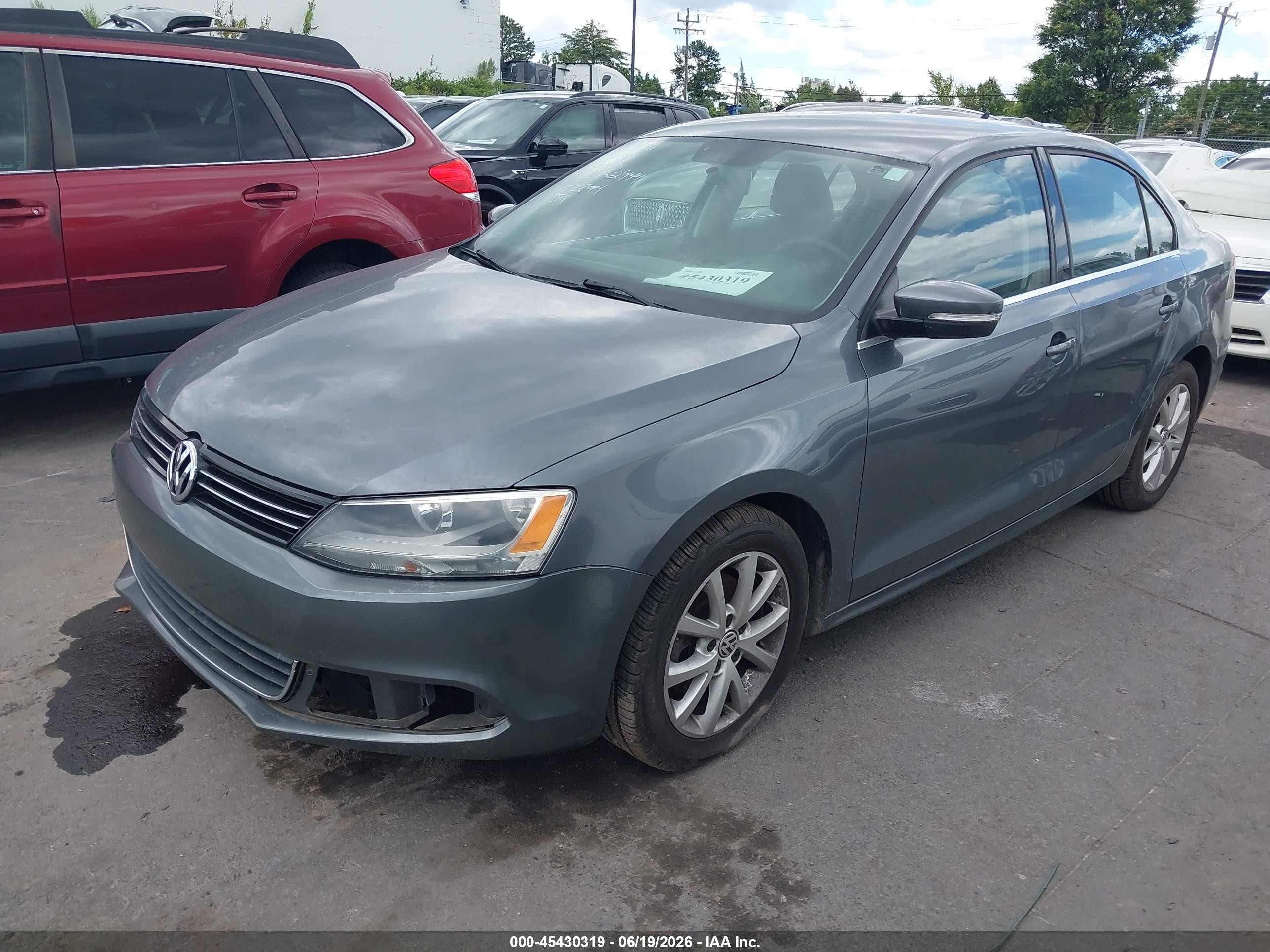 2013 Volkswagen Jetta 2.5l Se Gray vin: 3VWDP7AJXDM353794