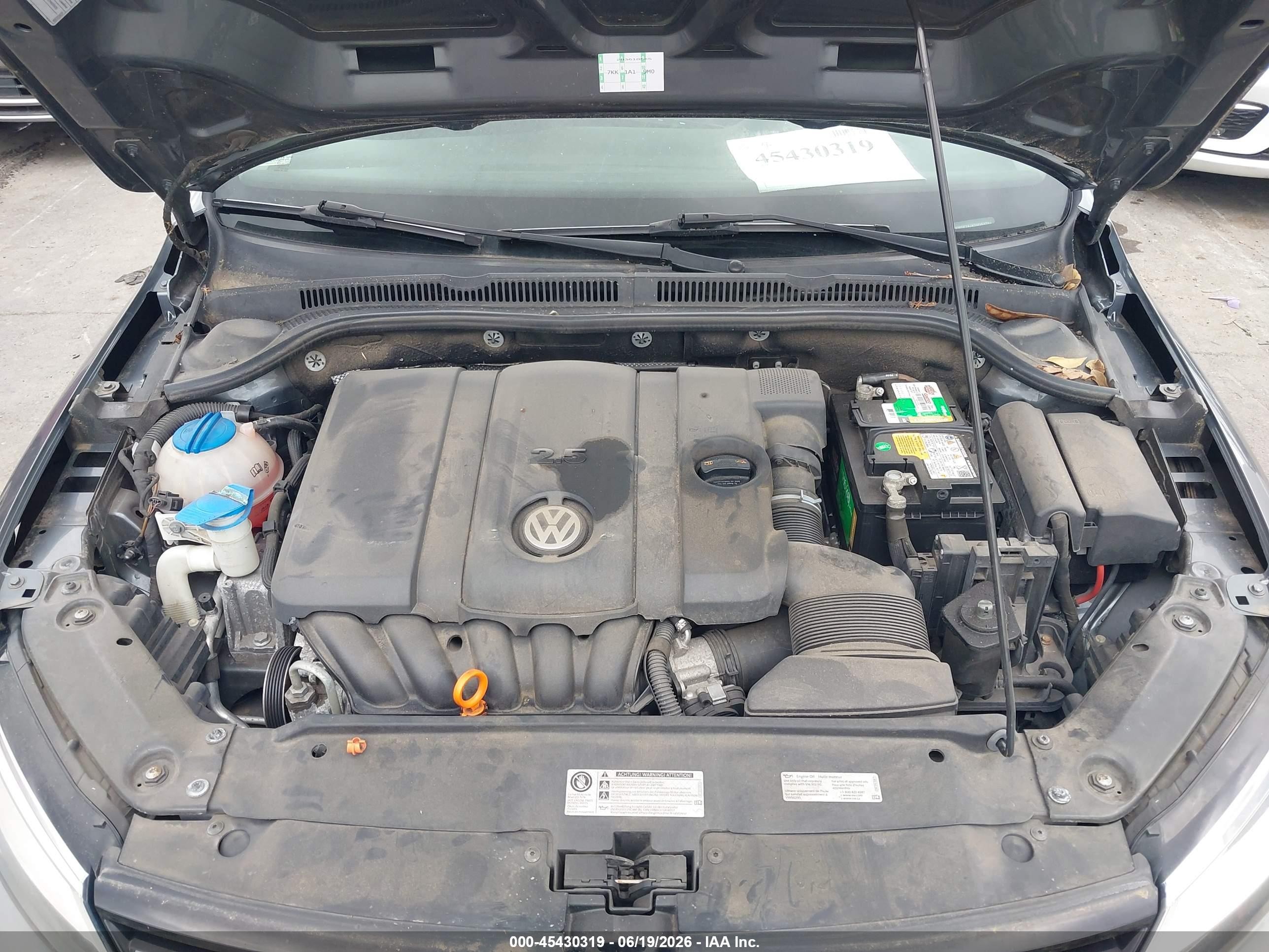 2013 Volkswagen Jetta 2.5l Se Gray vin: 3VWDP7AJXDM353794
