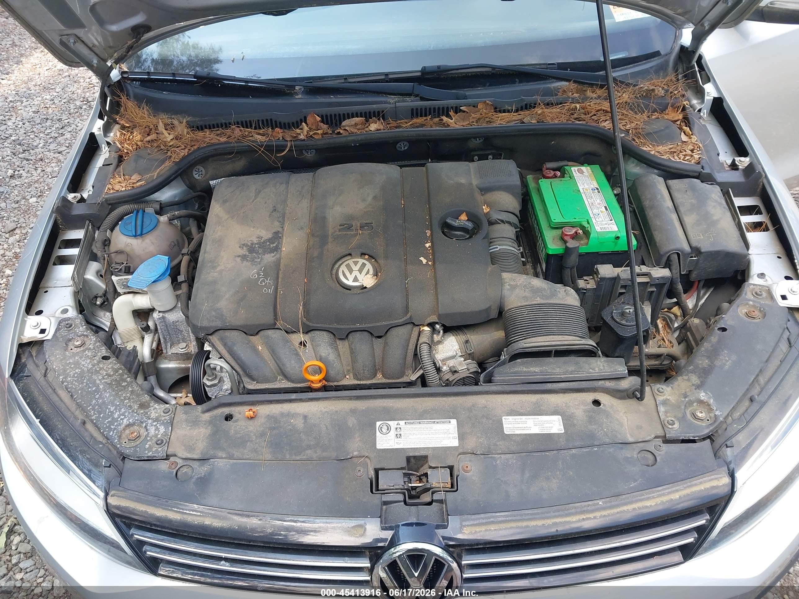 2013 Volkswagen Jetta 2.5l Se Silver vin: 3VWDP7AJXDM359210