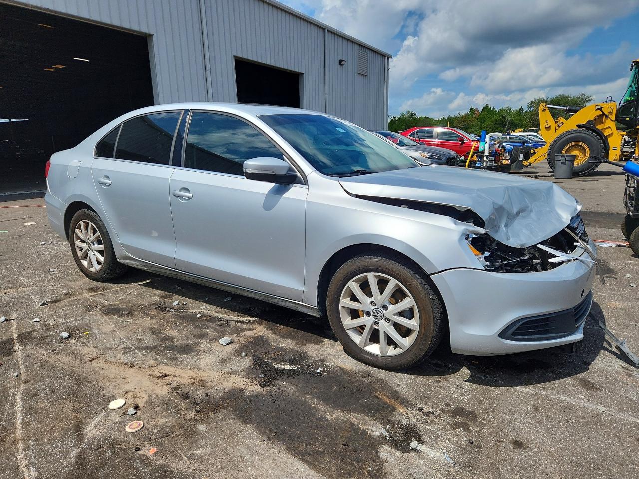 2013 Volkswagen Jetta Se Silver vin: 3VWDP7AJXDM367310