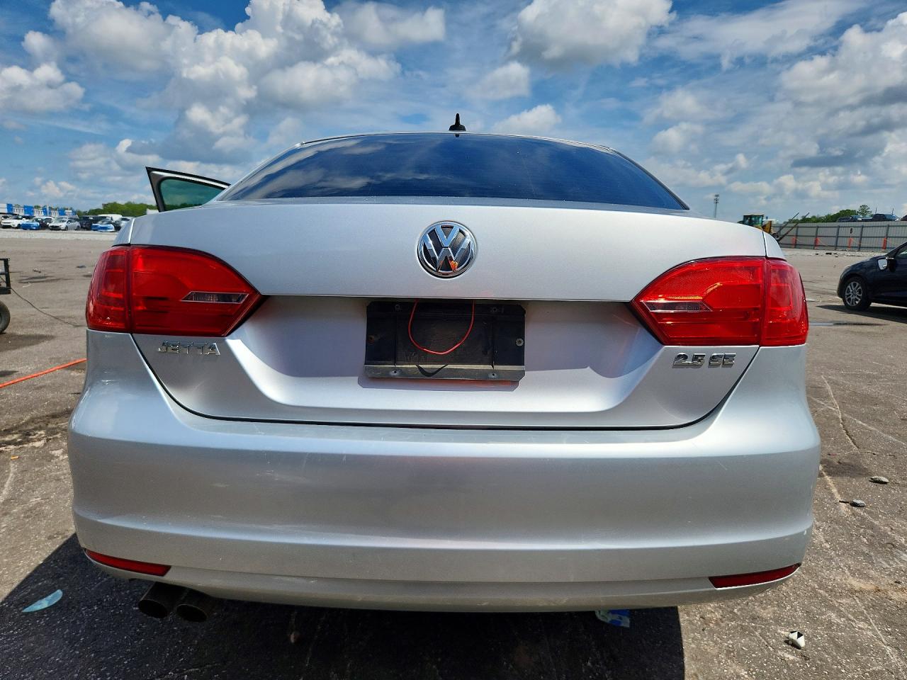2013 Volkswagen Jetta Se Silver vin: 3VWDP7AJXDM367310