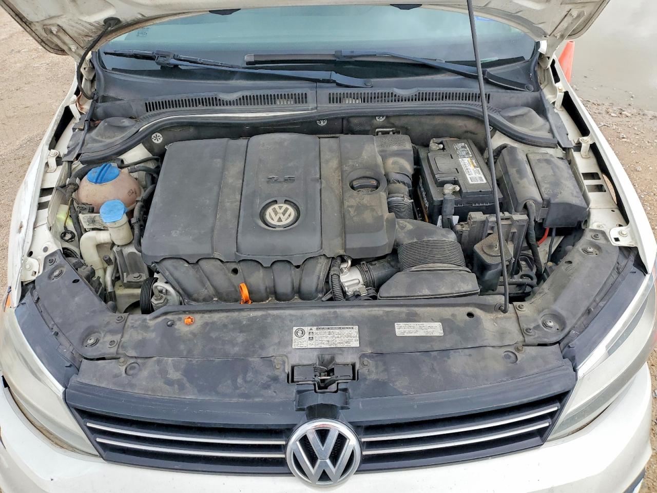 2013 Volkswagen Jetta Se White vin: 3VWDP7AJXDM375357