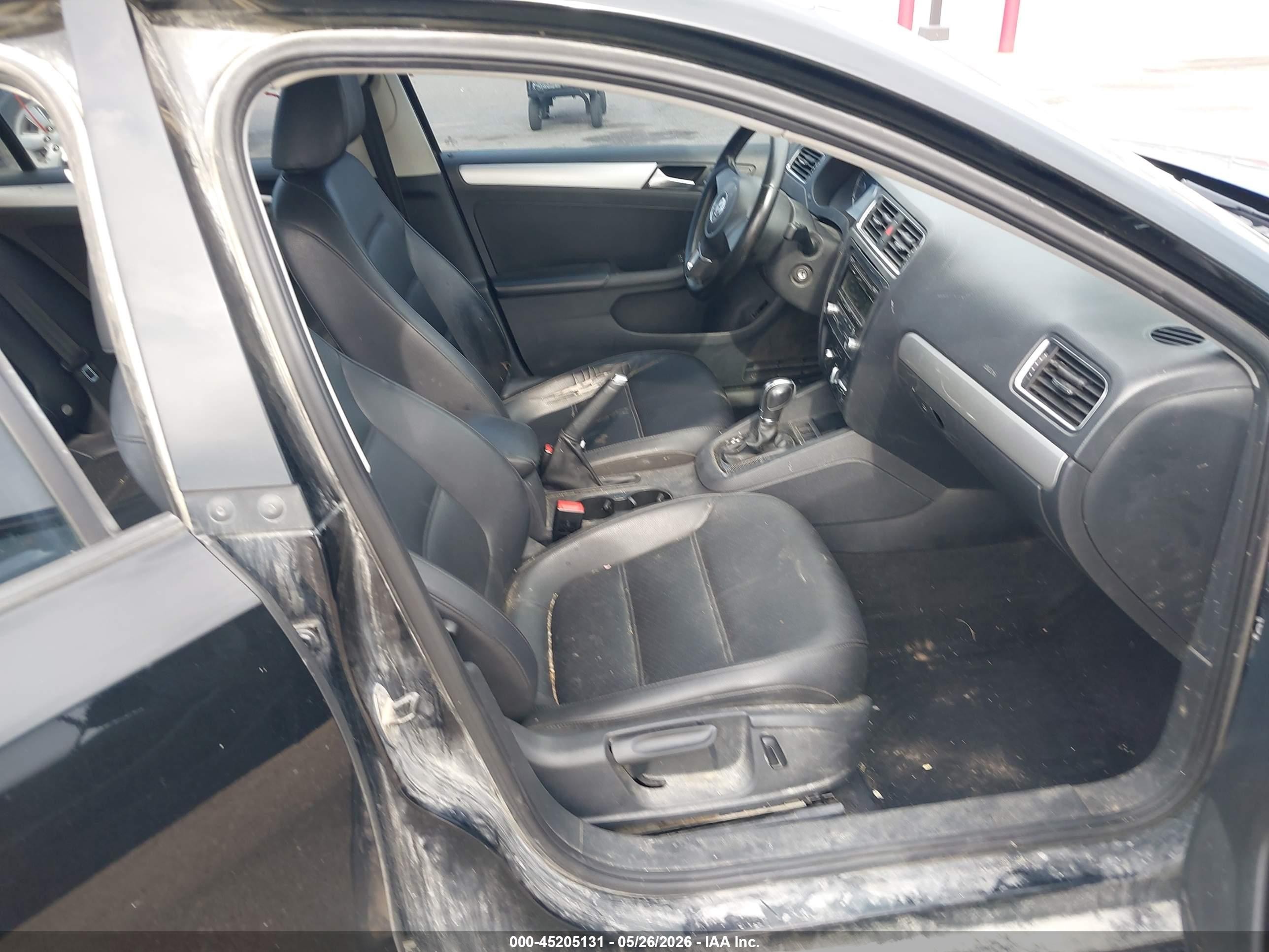 2013 Volkswagen Jetta 2.5l Se Black vin: 3VWDP7AJXDM401262