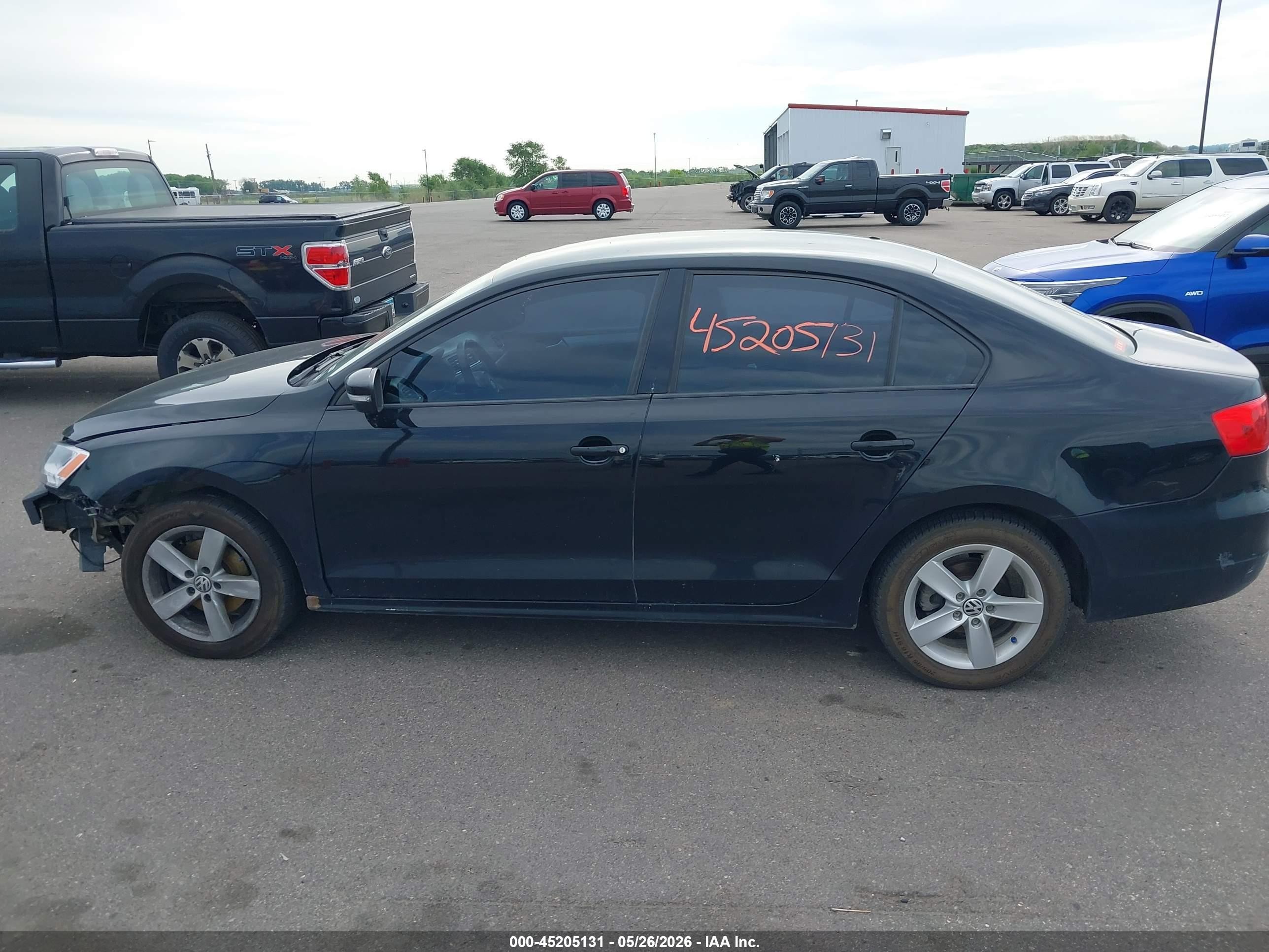 2013 Volkswagen Jetta 2.5l Se Black vin: 3VWDP7AJXDM401262