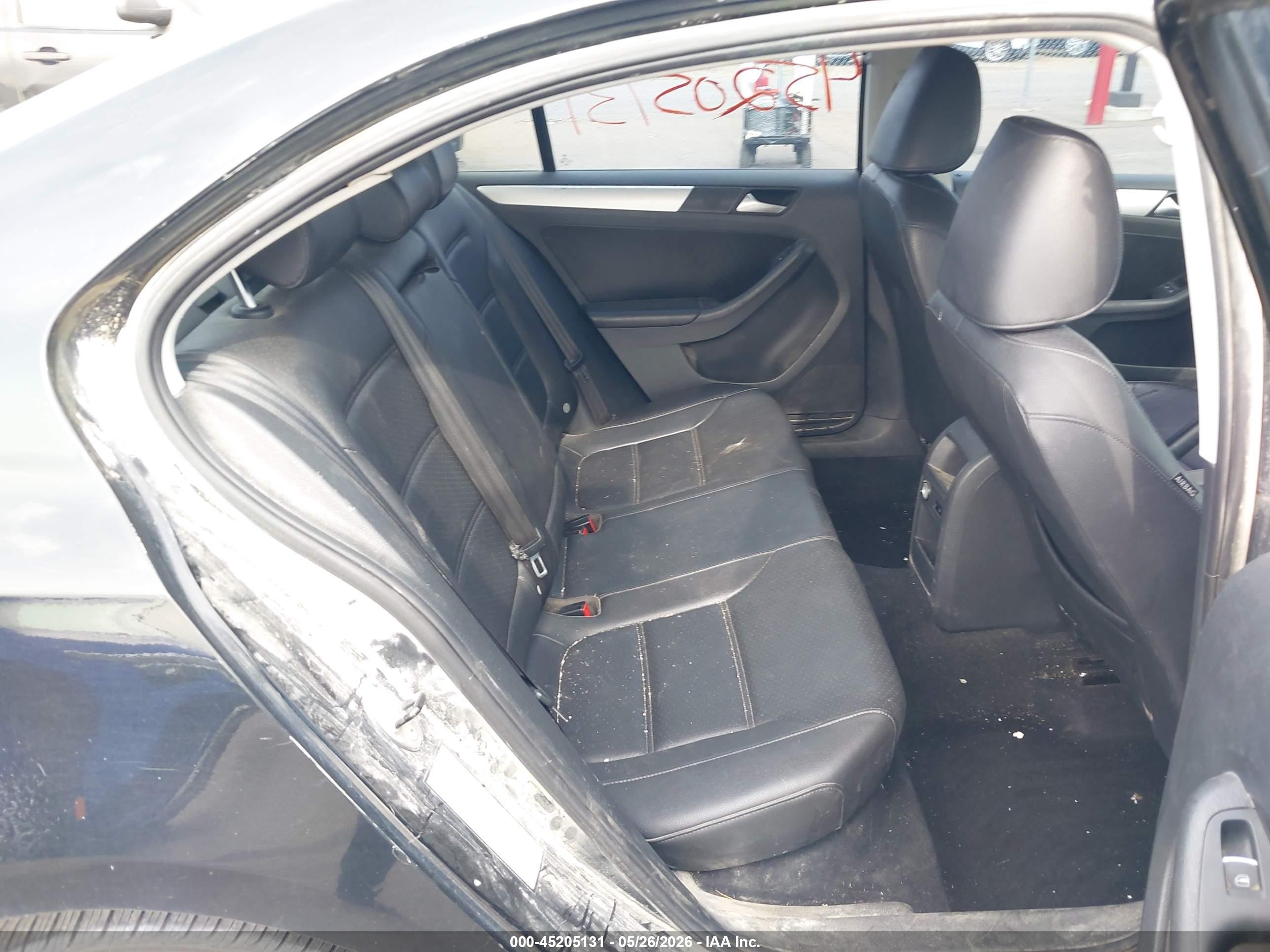 2013 Volkswagen Jetta 2.5l Se Black vin: 3VWDP7AJXDM401262