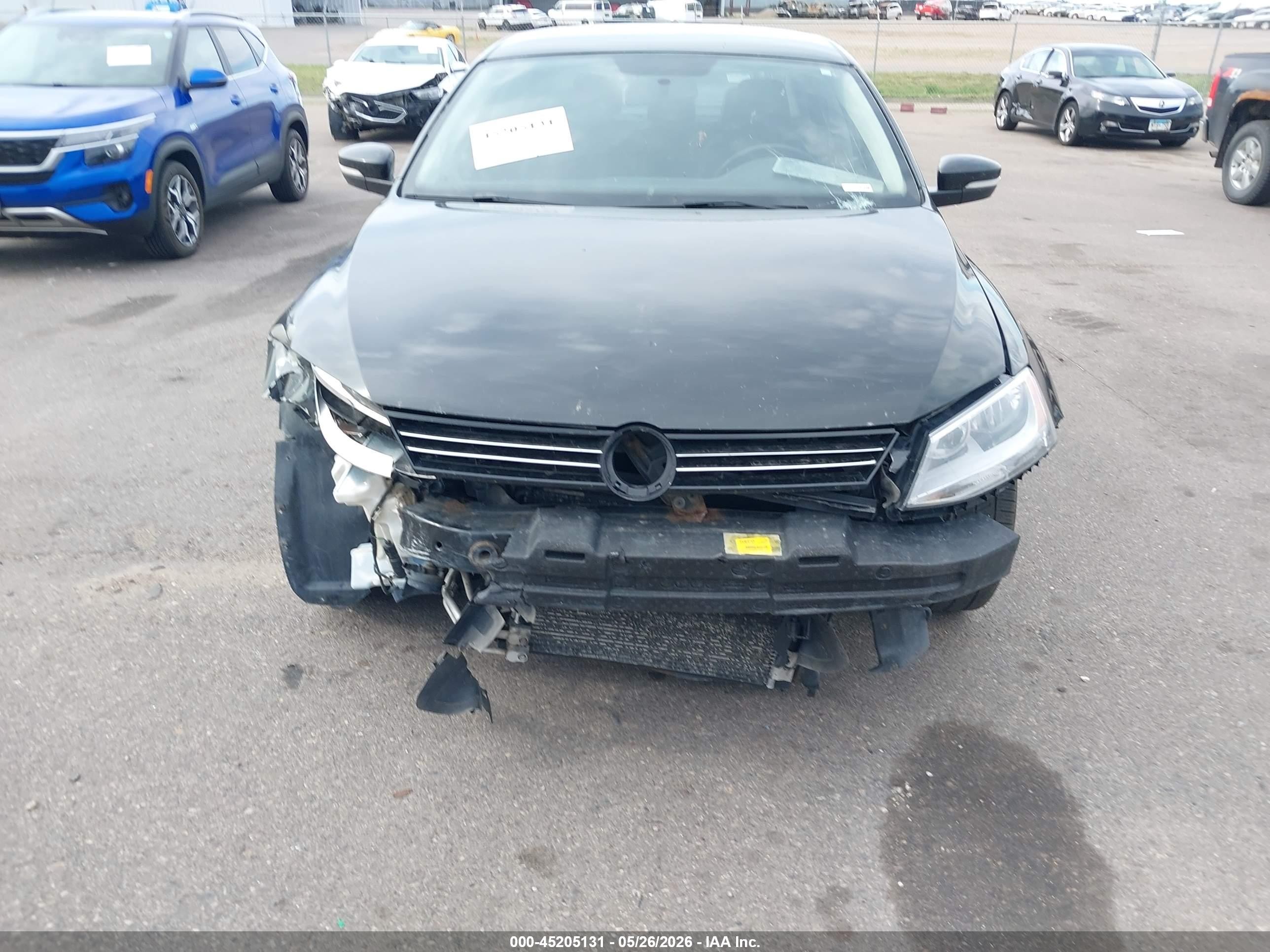 2013 Volkswagen Jetta 2.5l Se Black vin: 3VWDP7AJXDM401262
