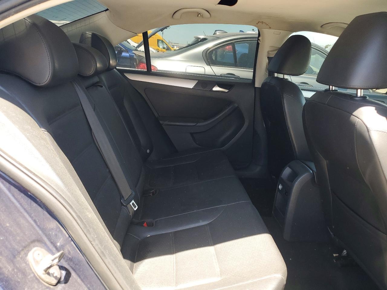 2013 Volkswagen Jetta Se Blue vin: 3VWDP7AJXDM407336