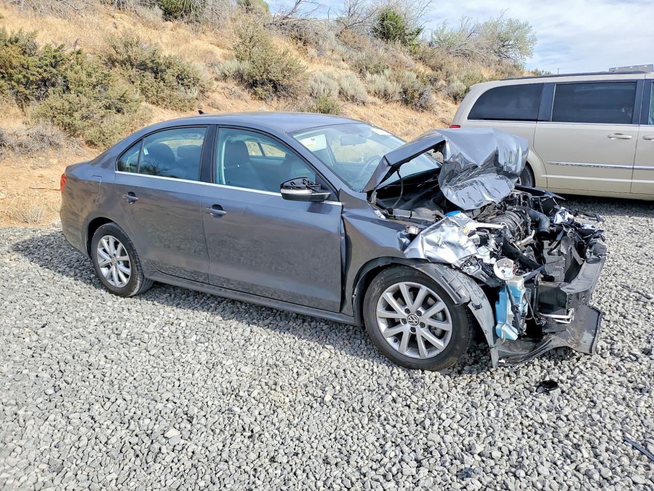 2013 Volkswagen Jetta Se Charcoal vin: 3VWDP7AJXDM439008