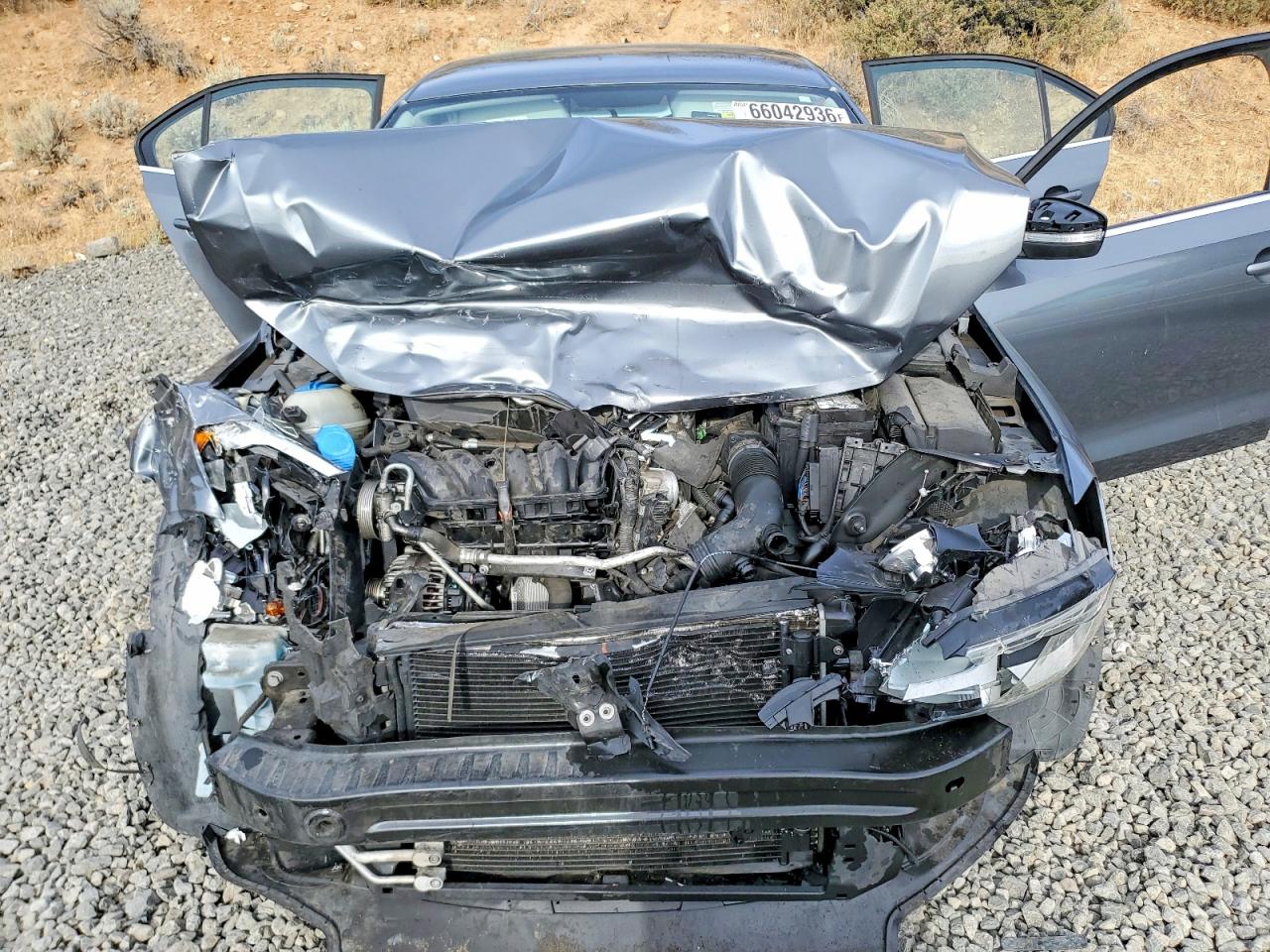 2013 Volkswagen Jetta Se Charcoal vin: 3VWDP7AJXDM439008
