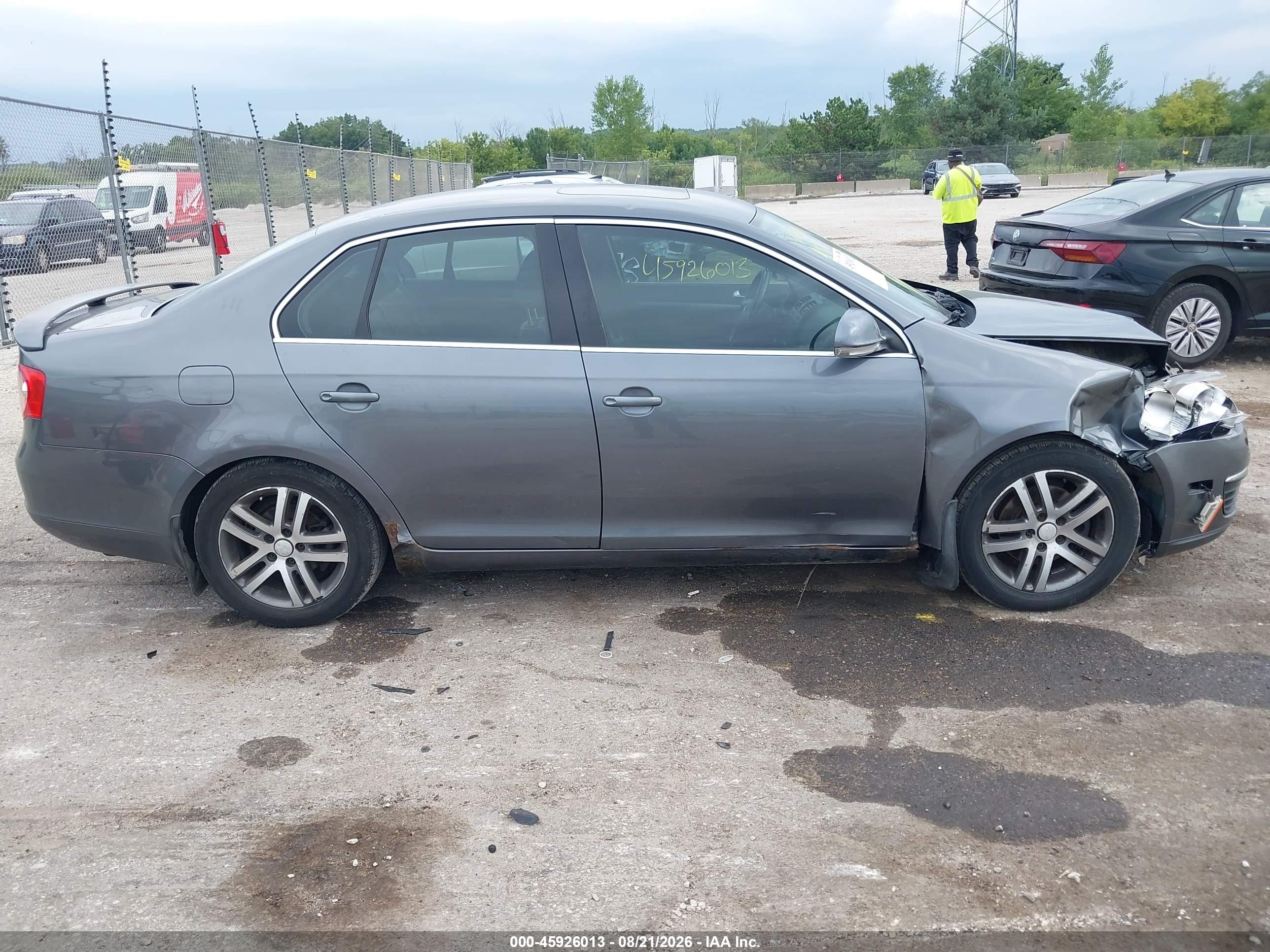 2006 Volkswagen Jetta Tdi Gray vin: 3VWDT71K76M836697