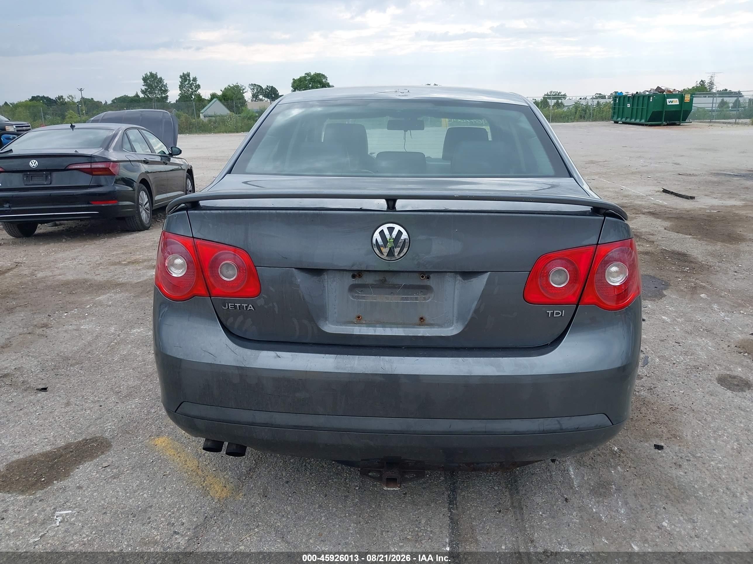 2006 Volkswagen Jetta Tdi Gray vin: 3VWDT71K76M836697