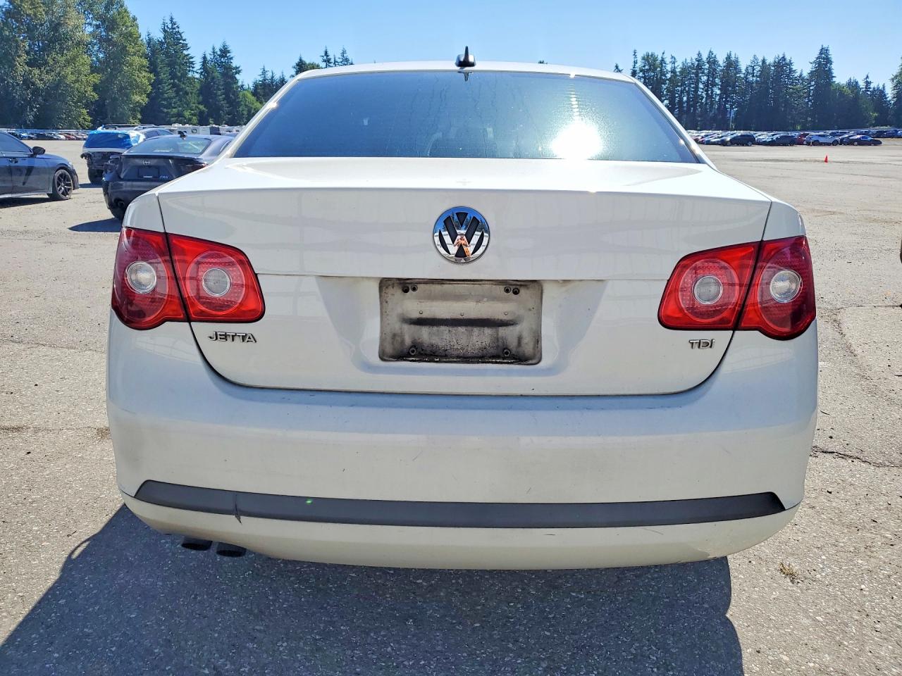 2006 Volkswagen Jetta Tdi Option Package 2 White vin: 3VWDT71KX6M661510