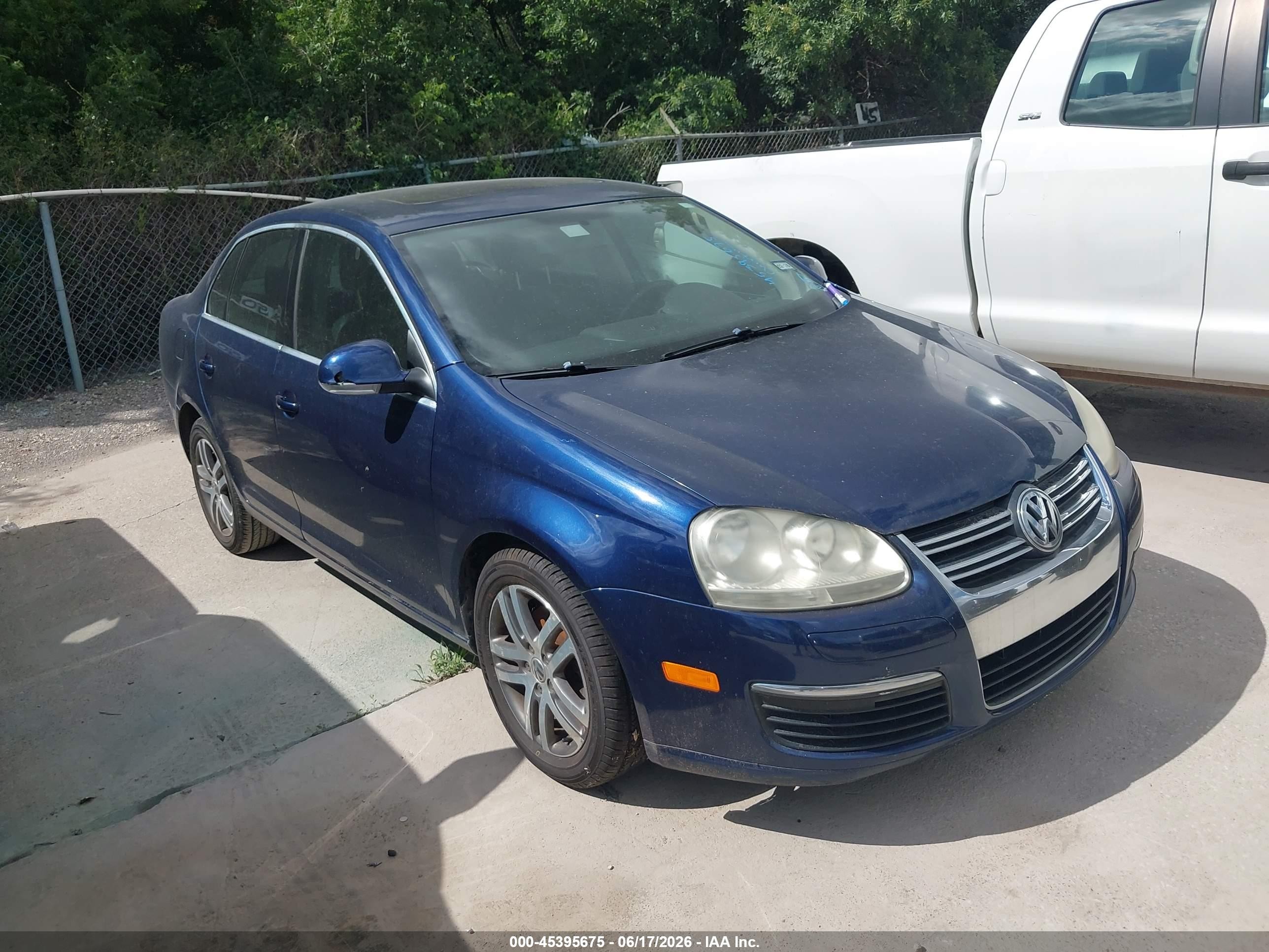 2006 Volkswagen Jetta Tdi Blue vin: 3VWDT71KX6M751742