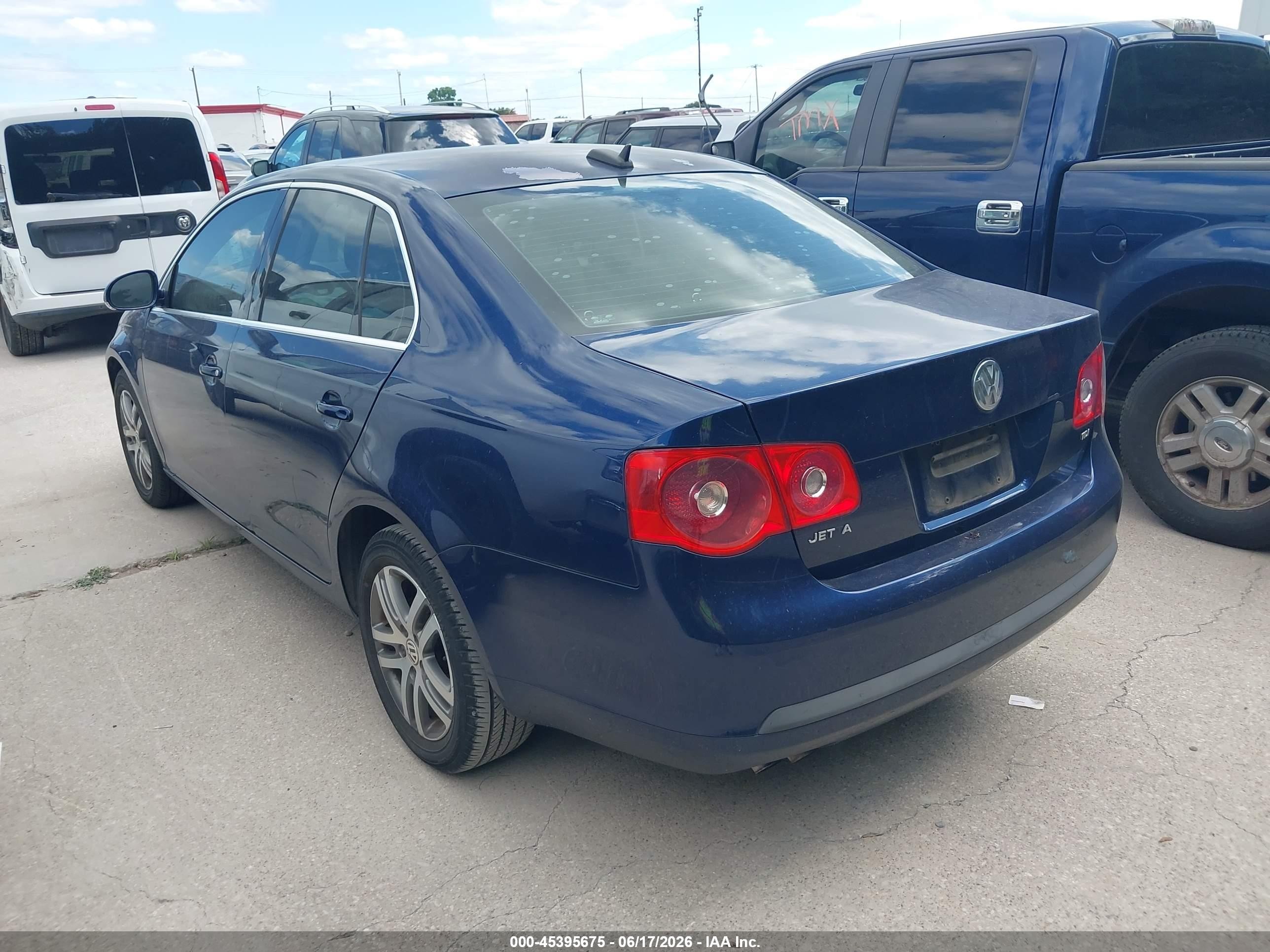 2006 Volkswagen Jetta Tdi Blue vin: 3VWDT71KX6M751742