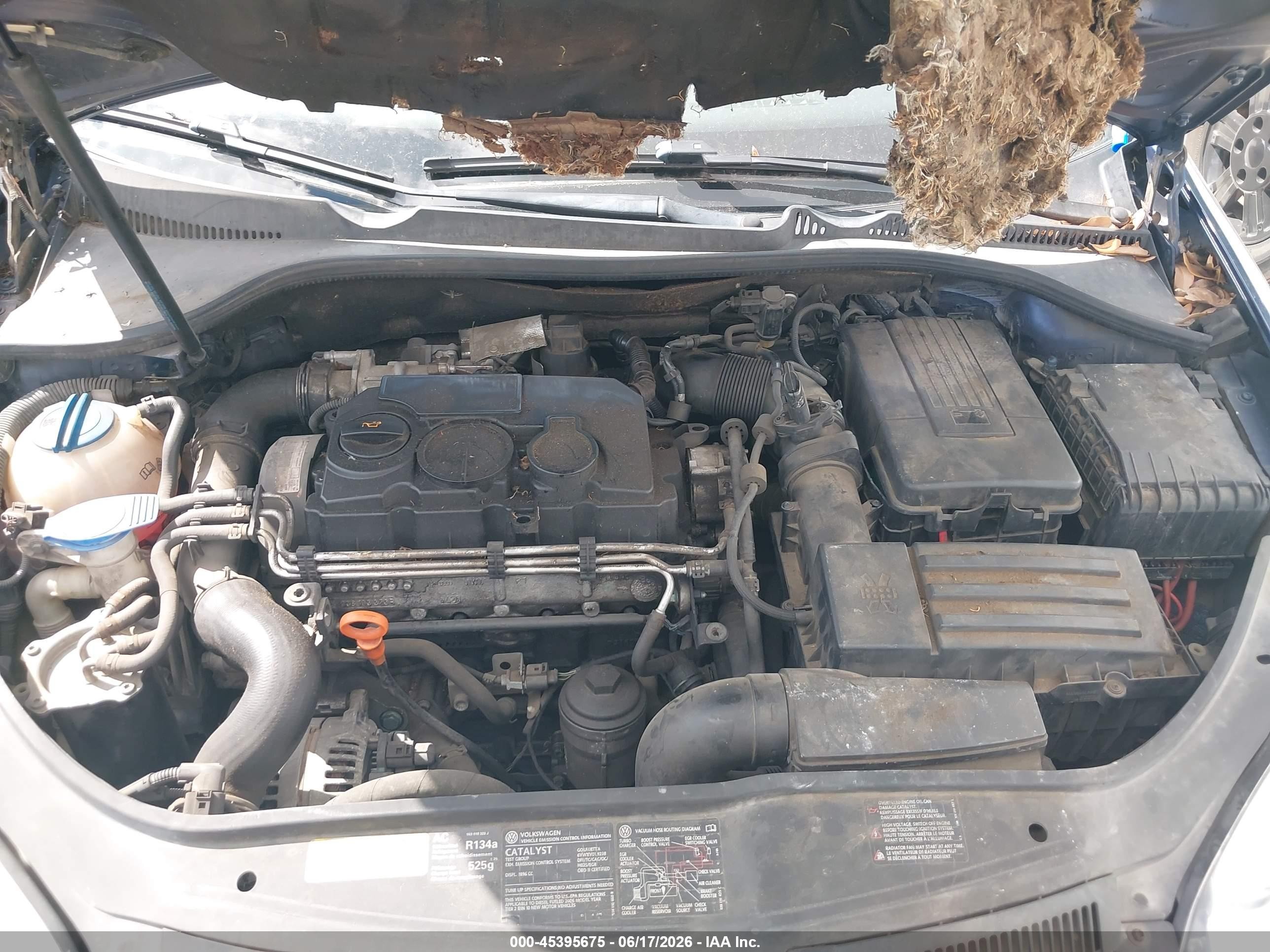 2006 Volkswagen Jetta Tdi Blue vin: 3VWDT71KX6M751742