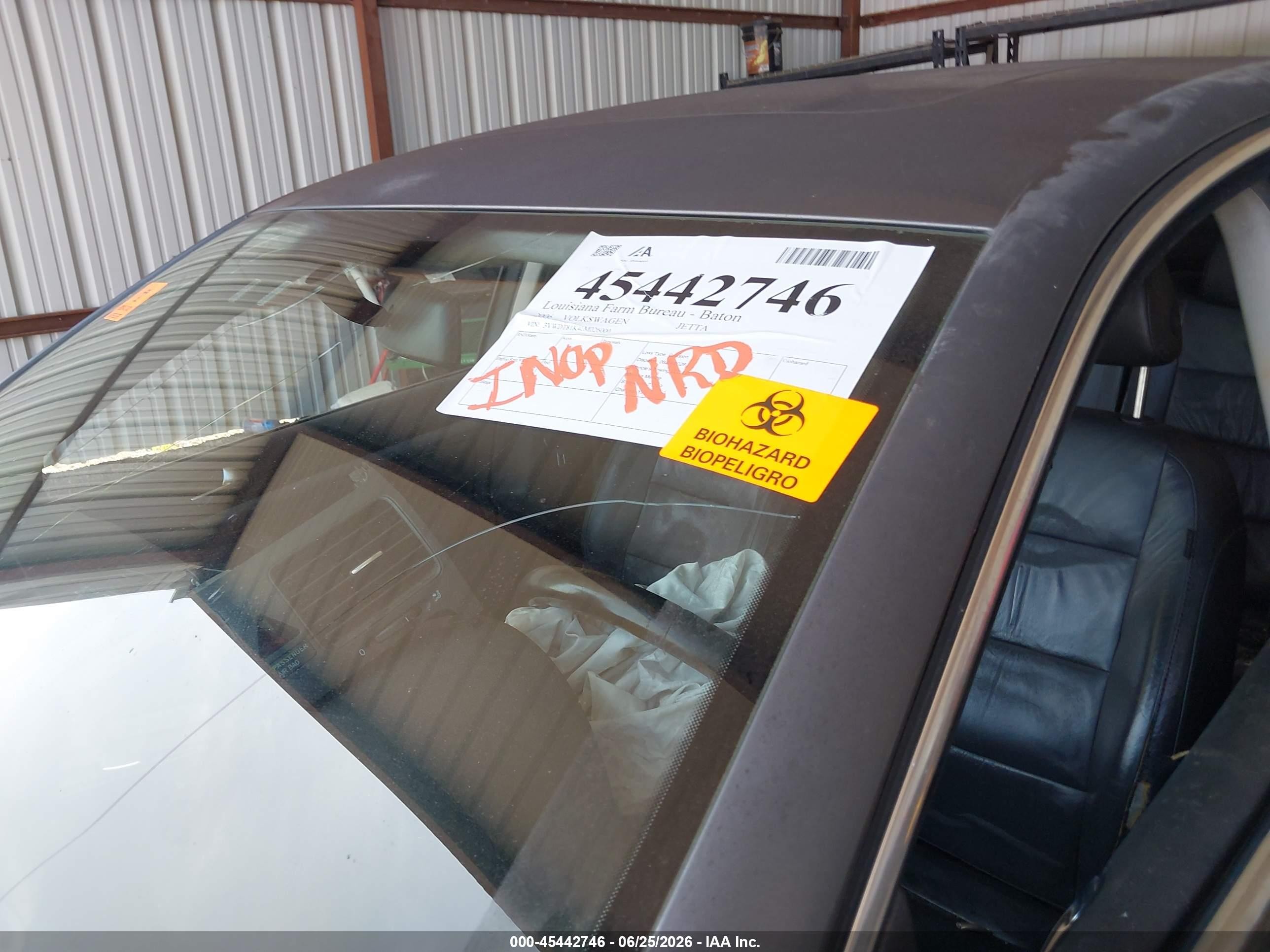 2006 Volkswagen Jetta Tdi Gray vin: 3VWDT81K46M026000