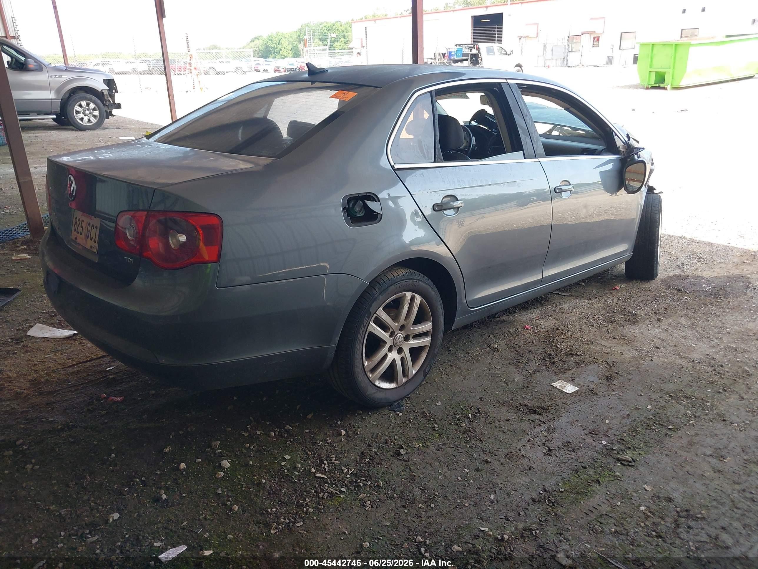 2006 Volkswagen Jetta Tdi Gray vin: 3VWDT81K46M026000