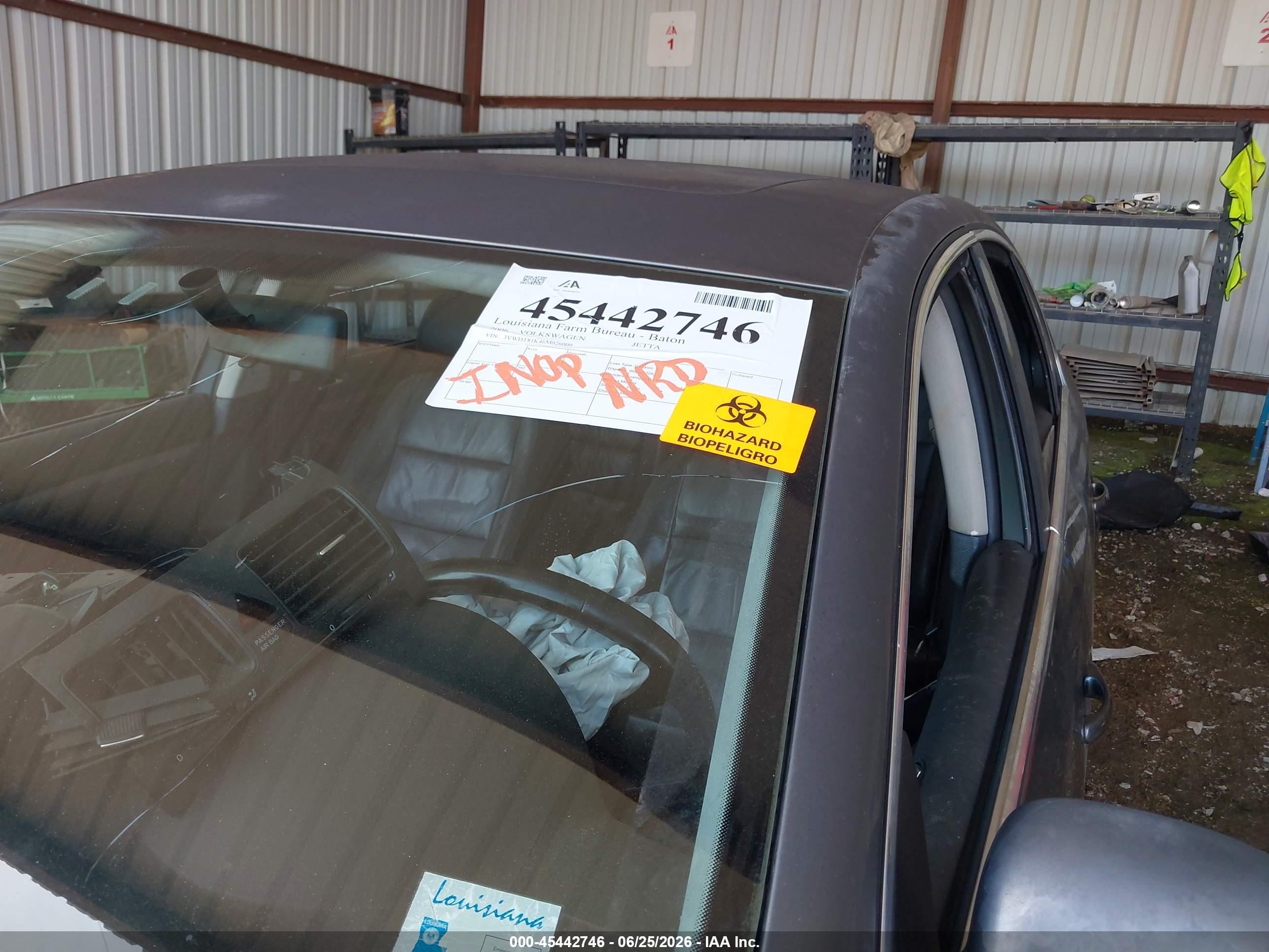 2006 Volkswagen Jetta Tdi Gray vin: 3VWDT81K46M026000