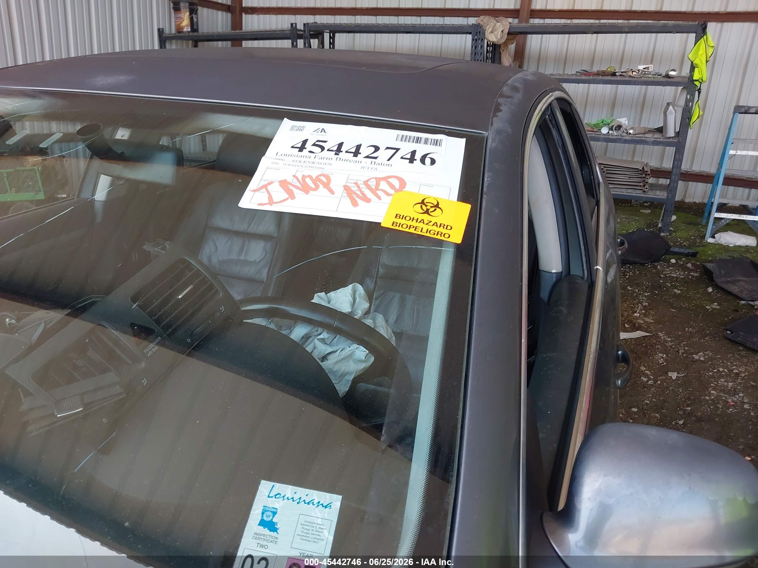 2006 Volkswagen Jetta Tdi Gray vin: 3VWDT81K46M026000