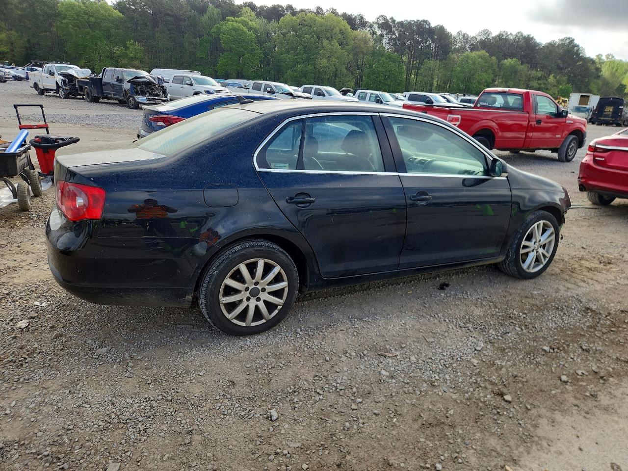2006 Volkswagen Jetta Black vin: 3VWDT81K56M801601
