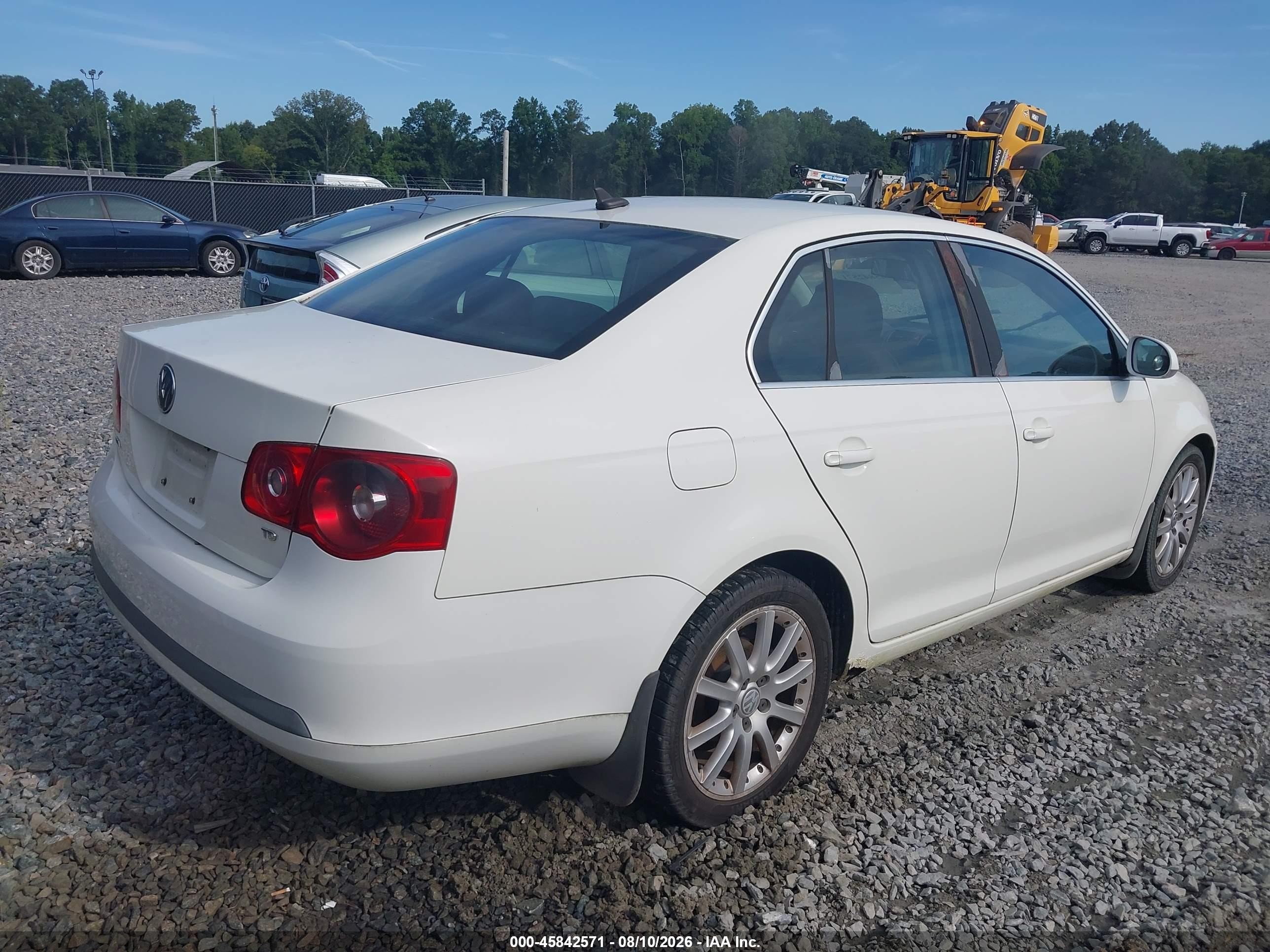 2006 Volkswagen Jetta Tdi Белый vin: 3VWDT81K86M017770
