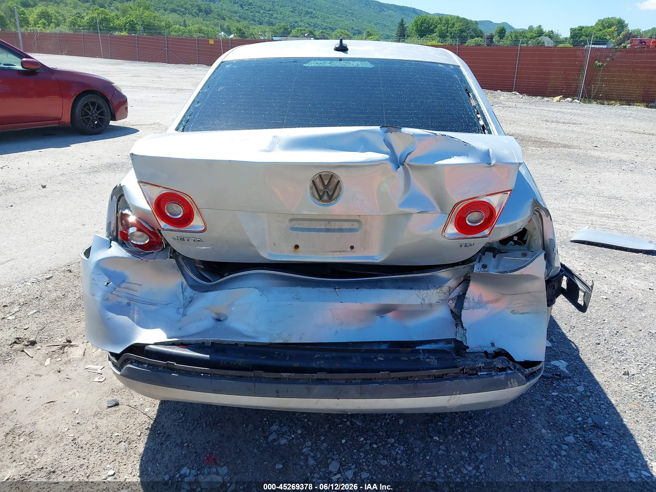 2006 Volkswagen Jetta Tdi Silver vin: 3VWDT81K96M027983