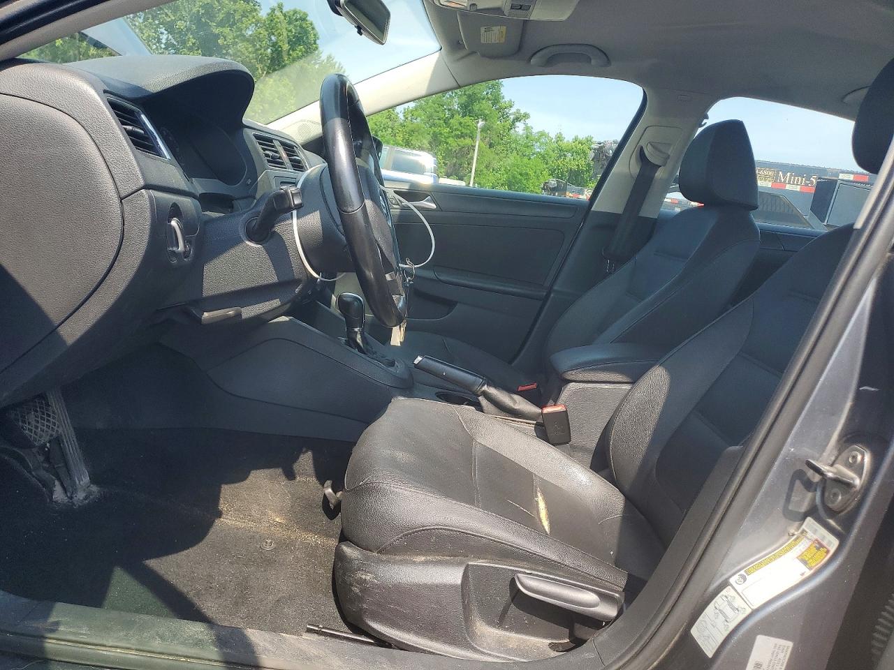 2011 Volkswagen Jetta Se Gray vin: 3VWDX7AJ0BM021036