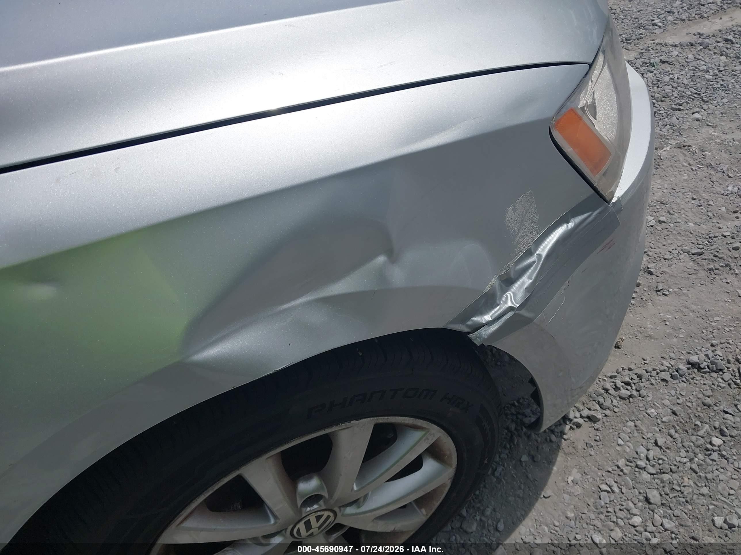 2011 Volkswagen Jetta 2.5l Se Серебряный vin: 3VWDX7AJ0BM053064
