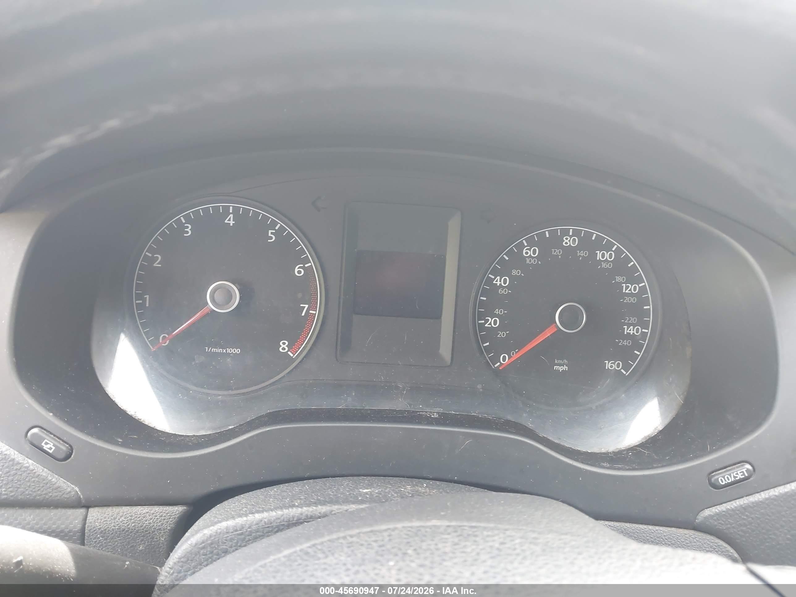 2011 Volkswagen Jetta 2.5l Se Серебряный vin: 3VWDX7AJ0BM053064