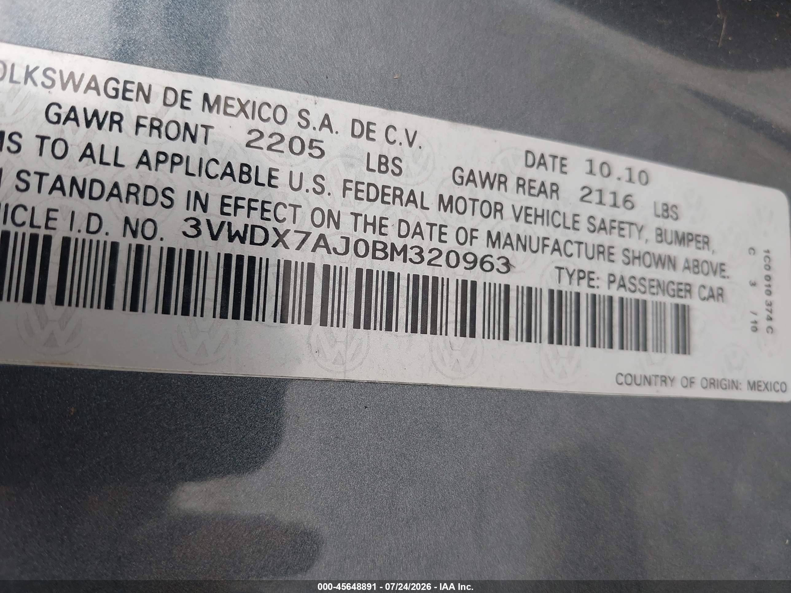 2011 Volkswagen Jetta 2.5l Se Silver vin: 3VWDX7AJ0BM320963