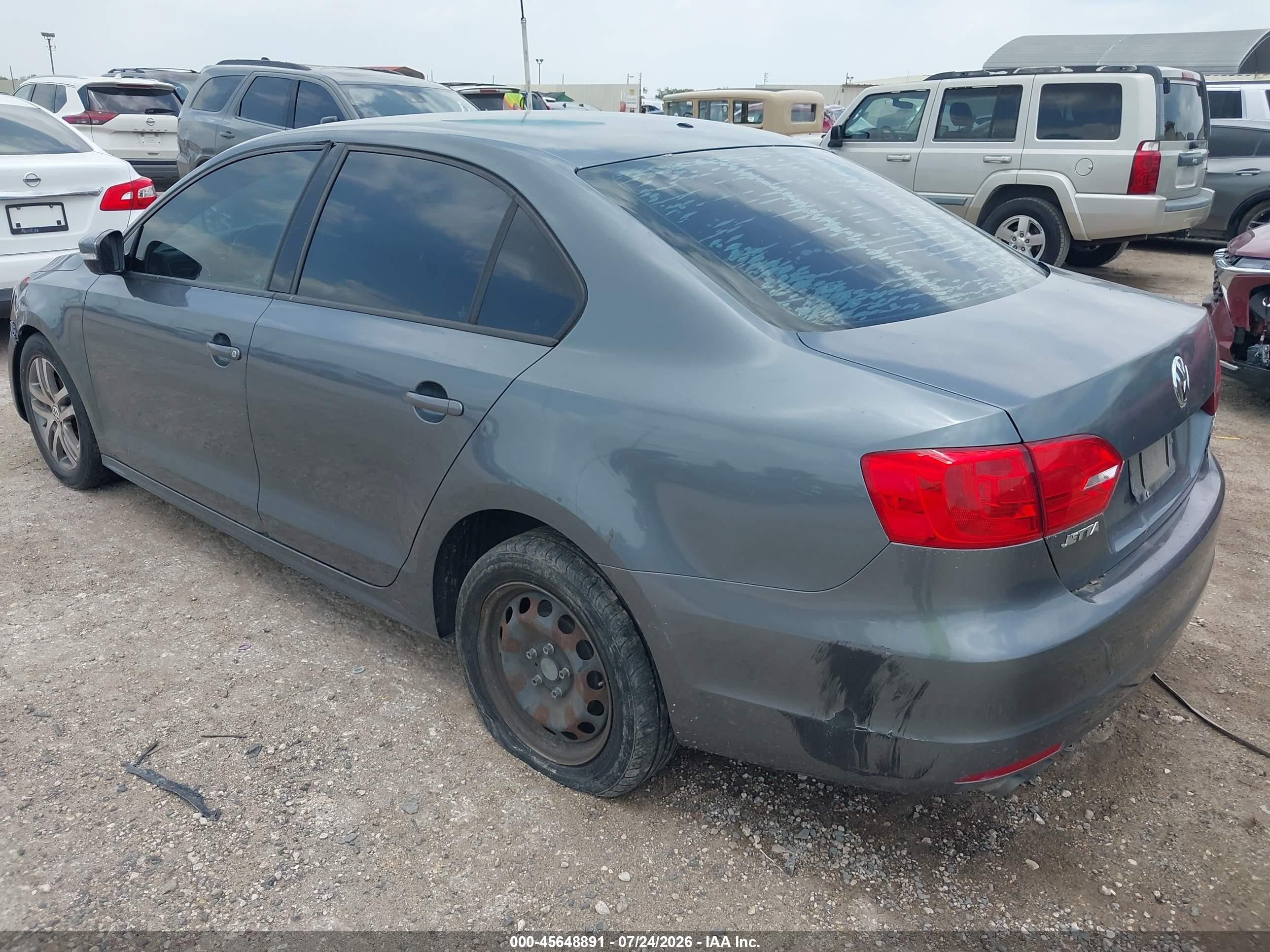 2011 Volkswagen Jetta 2.5l Se Silver vin: 3VWDX7AJ0BM320963