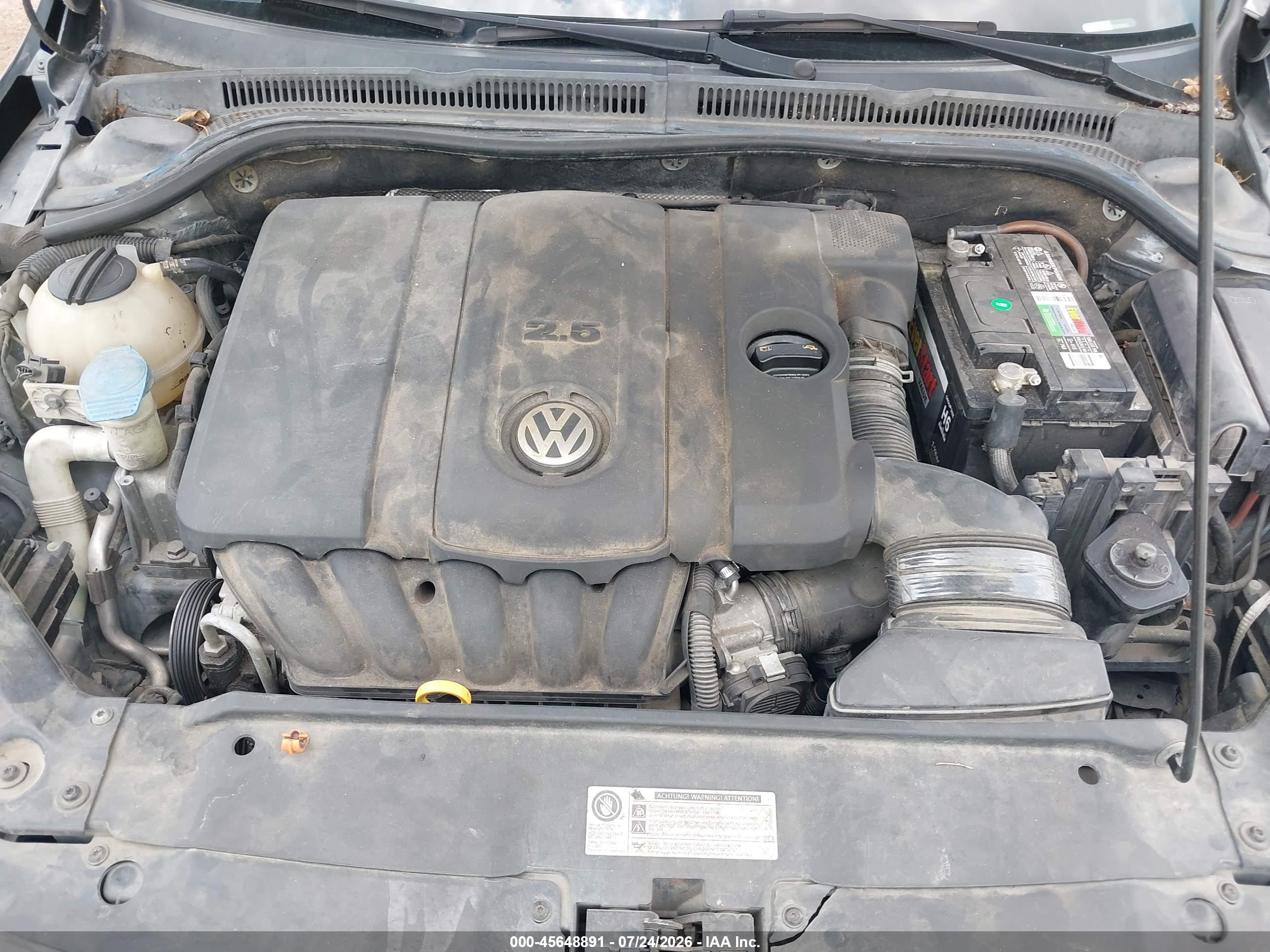 2011 Volkswagen Jetta 2.5l Se Silver vin: 3VWDX7AJ0BM320963